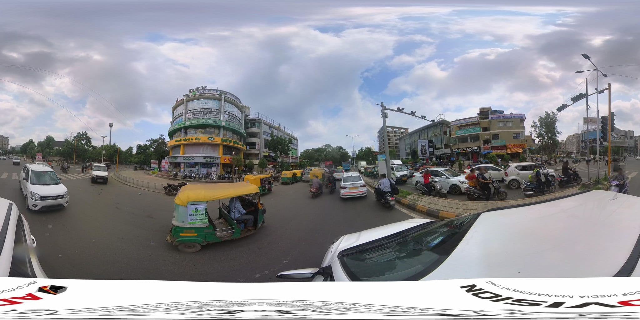 Street view near Hotel Madhav, Ahmedabad — © skysign (CC BY-SA · Mapillary)