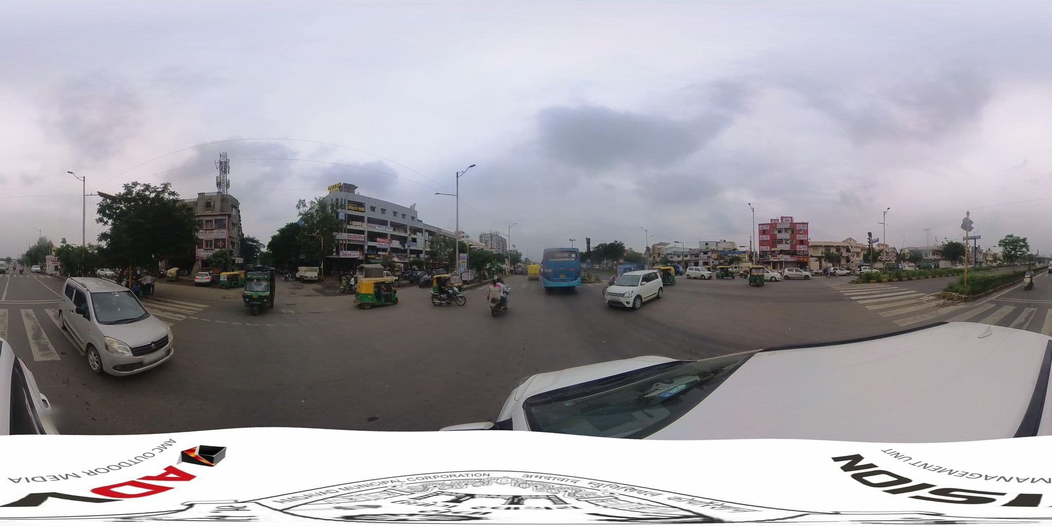 Street view near Heer Palace Hotel, Ahmedabad — © skysign (CC BY-SA · Mapillary)