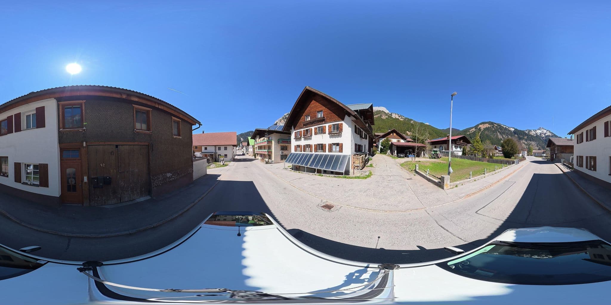 Street view near Haus Hahnenkamm, Weissenbach am Lech