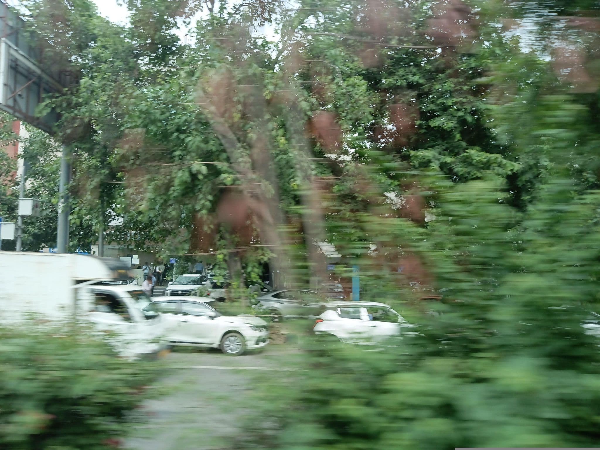 Street view near Hotel Aaron Castle, Kusum Pur — © maheshika (CC BY-SA · Mapillary)