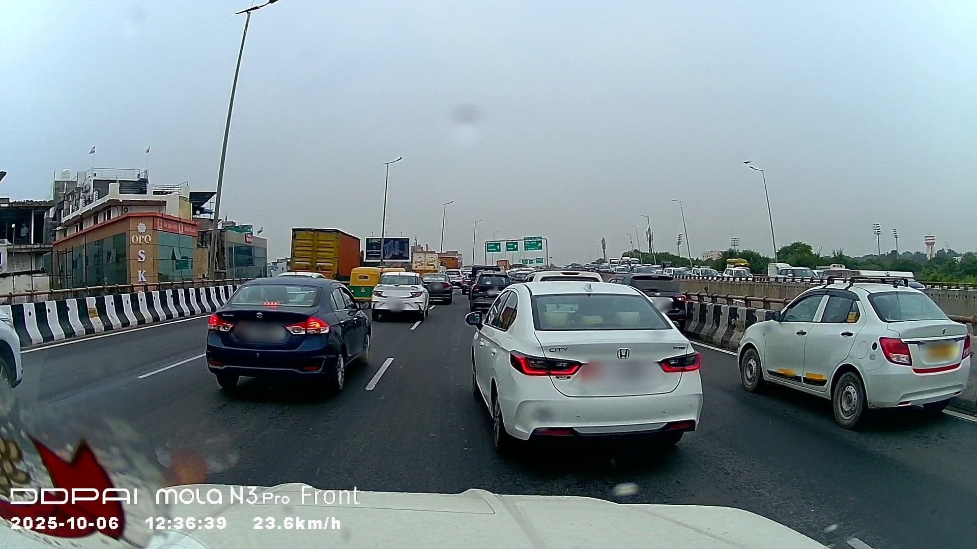 Street view near Airport Hotel R K Delhi, Malakpur Kohi Rangpur — © Ibigrp (CC BY-SA · Mapillary)