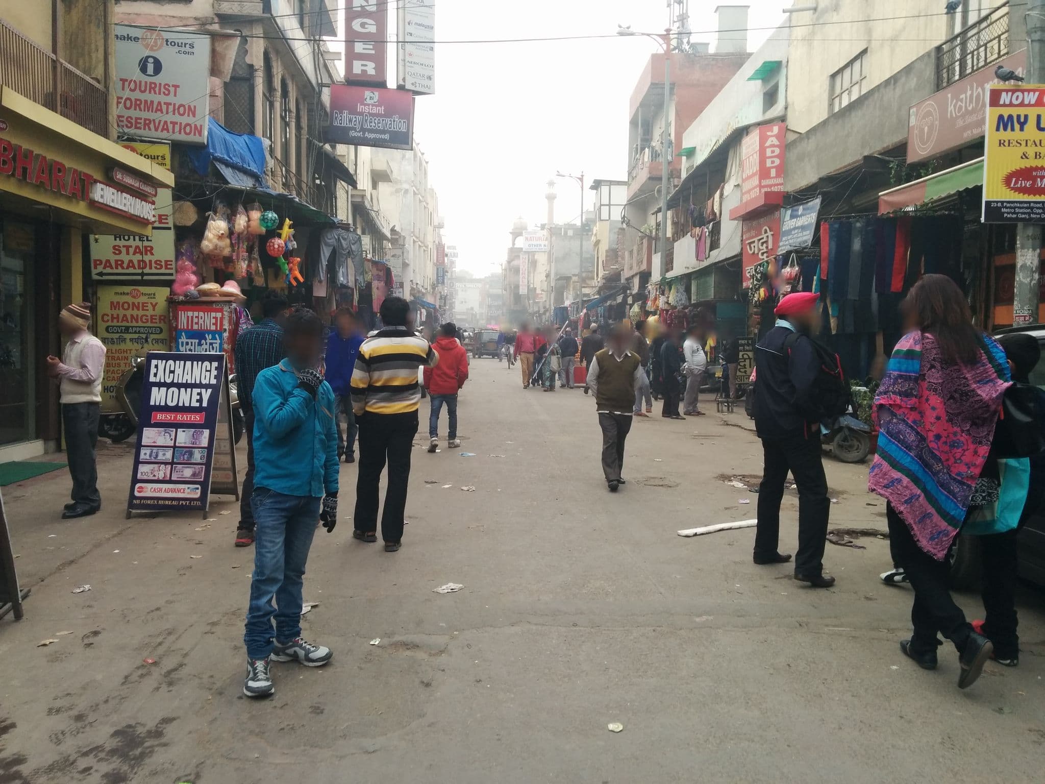 Street view near Hotel Star Palace (dx.), Delhi — © sashazykov (CC BY-SA · Mapillary)