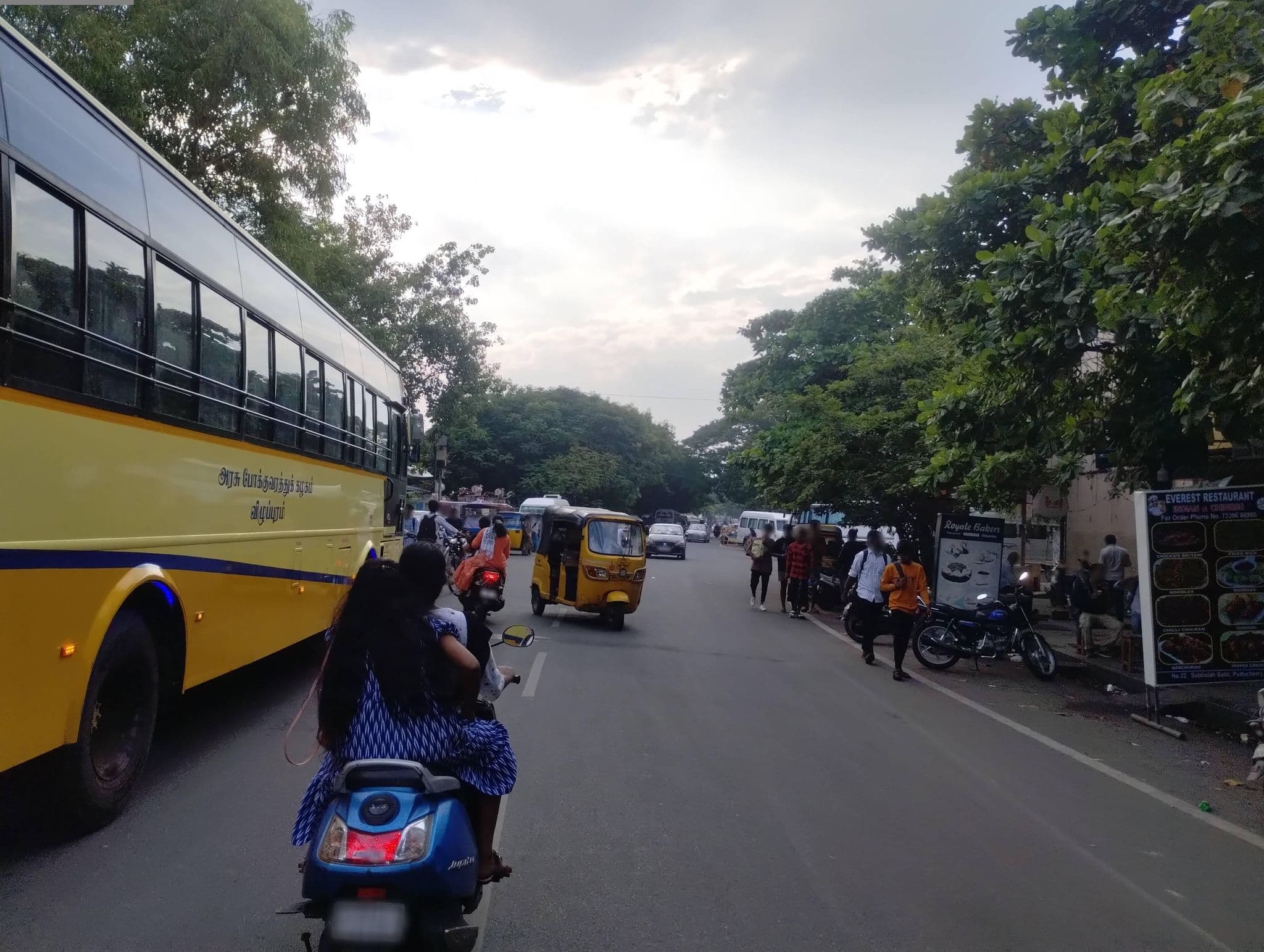 Street view near Hotel South Avenue, Puducherry — © spvhere (CC BY-SA · Mapillary)