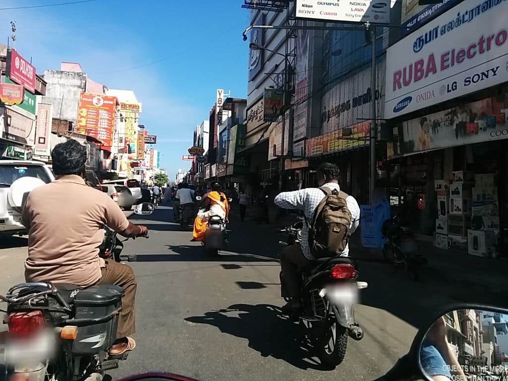 Street view near Annai Residence, Puducherry — © sashazykov (CC BY-SA · Mapillary)