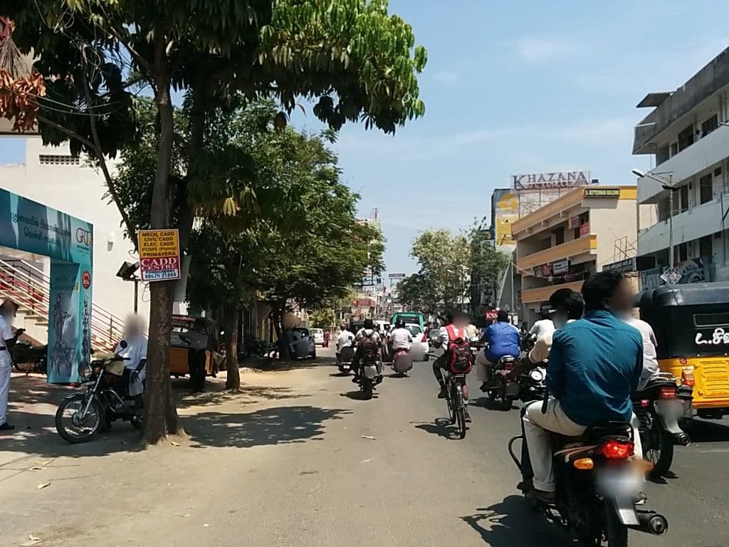 Street view near Rkn Elite, Puducherry — © sashazykov (CC BY-SA · Mapillary)
