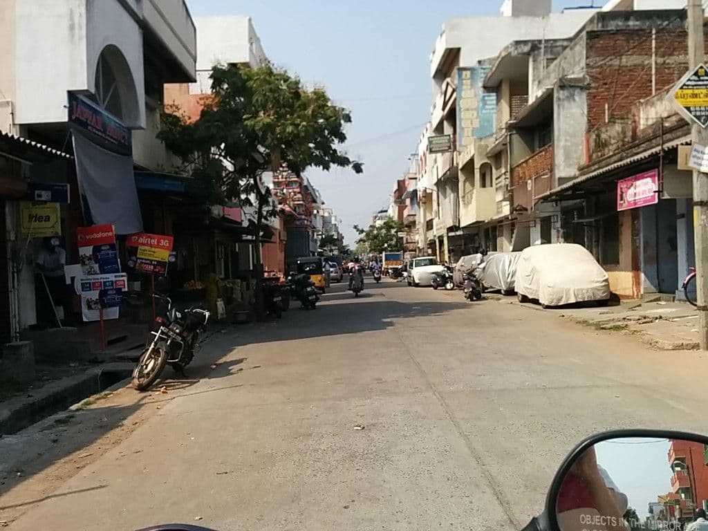Street view near House Of Blue Mangoes, Puducherry — © sashazykov (CC BY-SA · Mapillary)