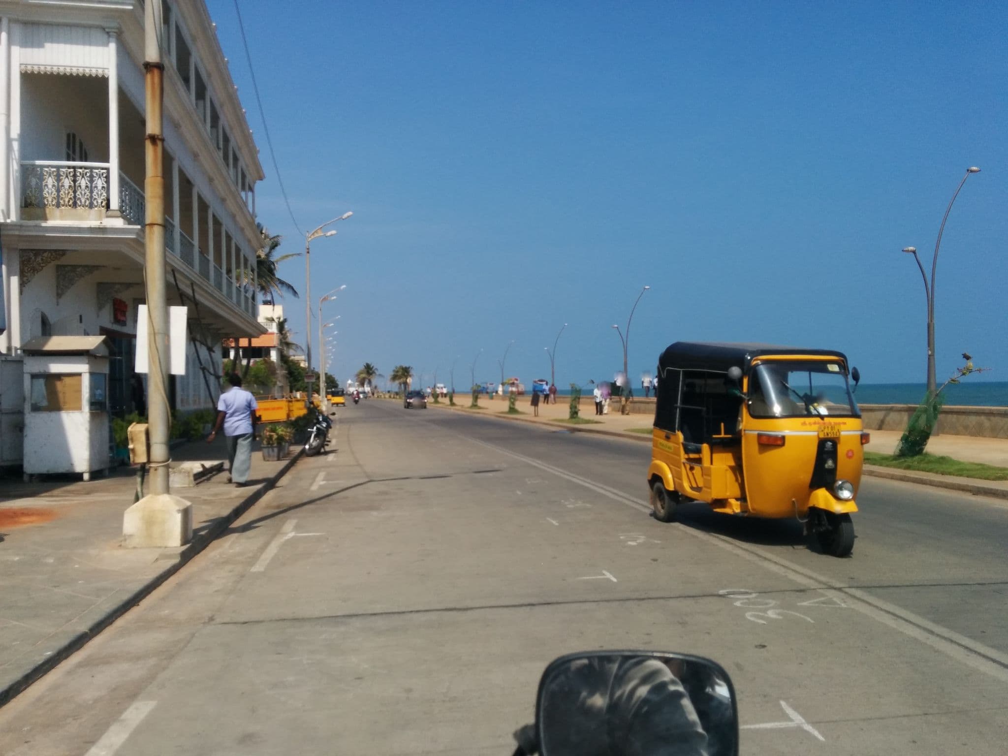 Street view near Mother Sea View Residency, Puducherry — © sashazykov (CC BY-SA · Mapillary)
