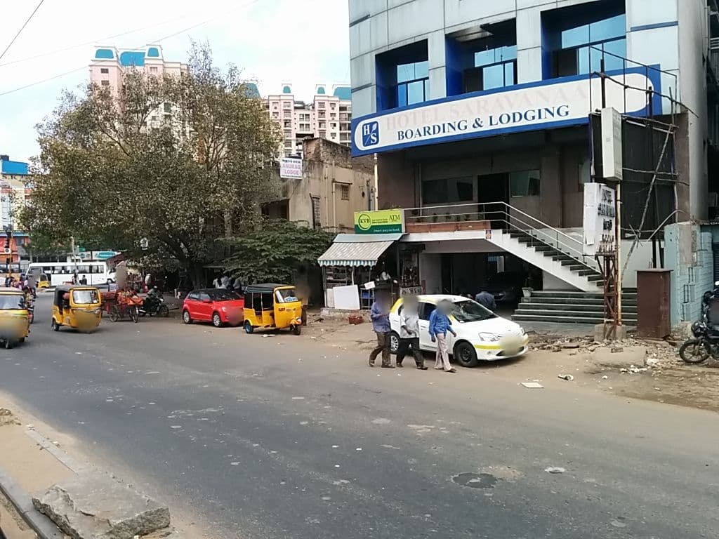 Street view near Hotel Saravanaa, Nerkunram — © sashazykov (CC BY-SA · Mapillary)