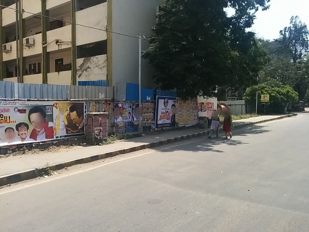 Street view near The Lotus GRT, Gāndhī Nagar — © sashazykov (CC BY-SA · Mapillary)