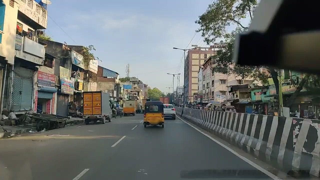 Street view near Padmavathi Travels T-Nagar, Chennai — © roadroid (CC BY-SA · Mapillary)