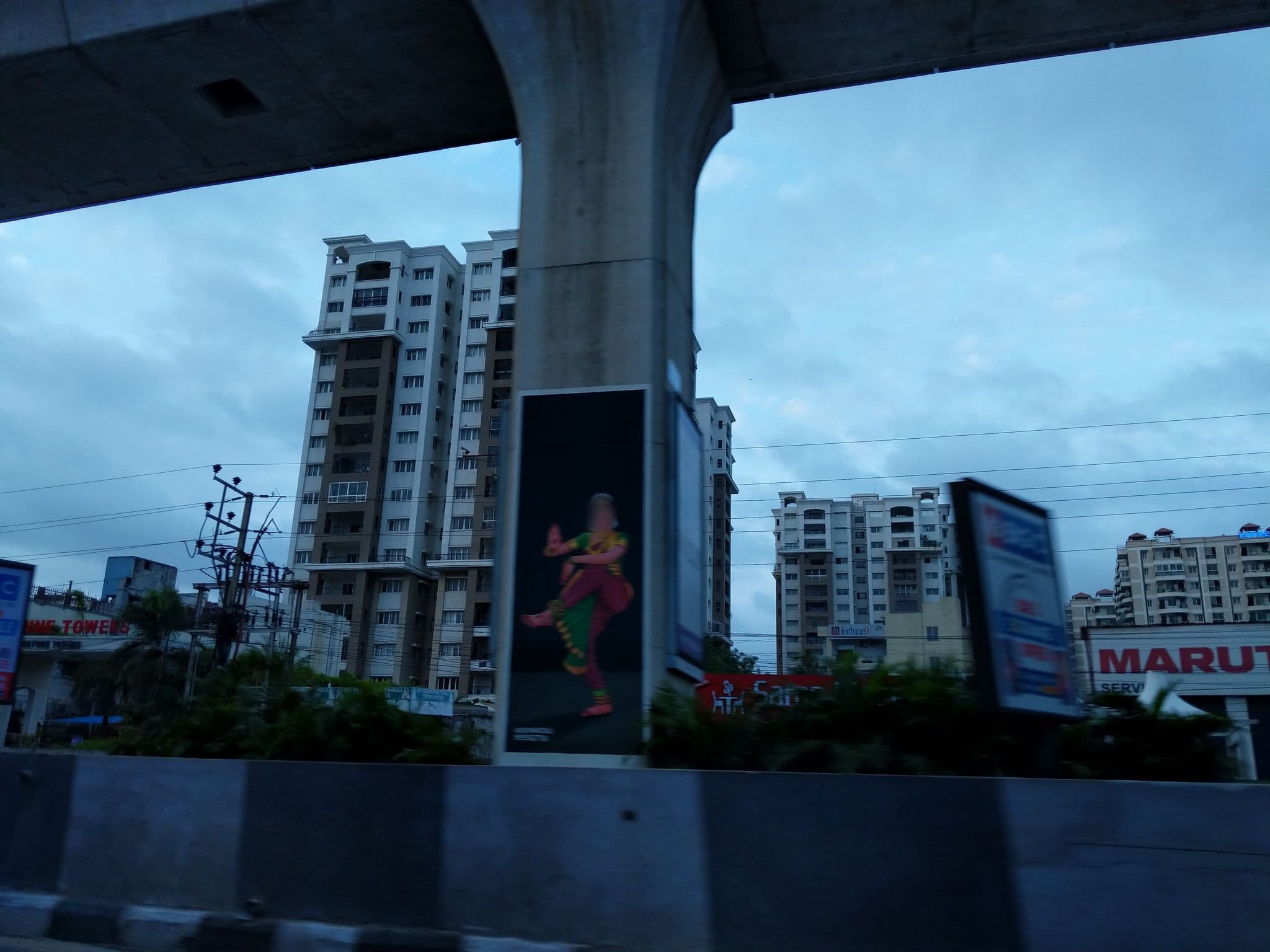 Street view near Hotel Sri Madhura Inn, Kukatpally — © phanikumar (CC BY-SA · Mapillary)