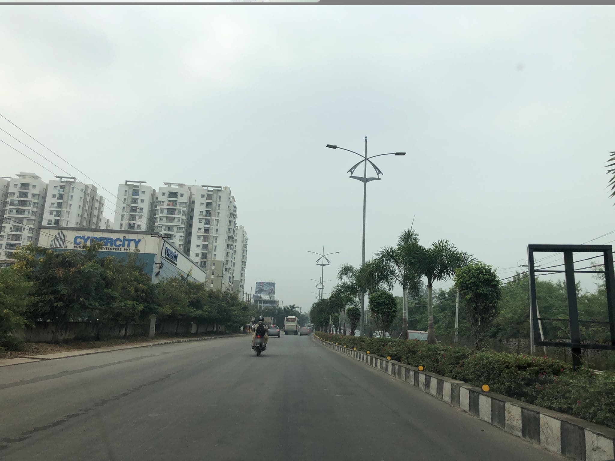 Street view near Sri Sai Hotel, Kukatpally — © harishadabala (CC BY-SA · Mapillary)