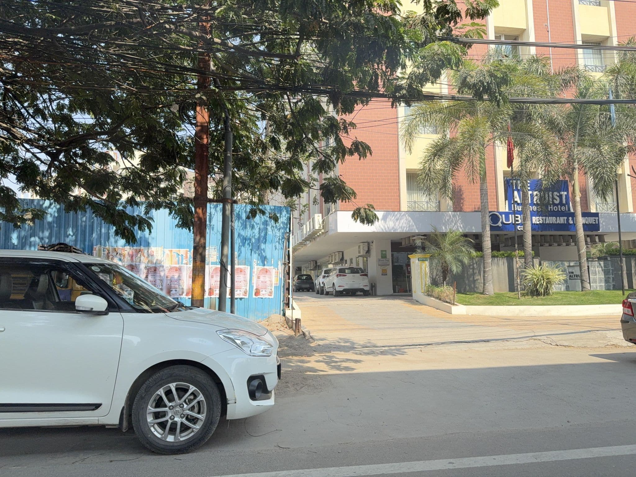 Street view near The Altruist Business Hotel Hitech, Kukatpally — © AliAba (CC BY-SA · Mapillary)