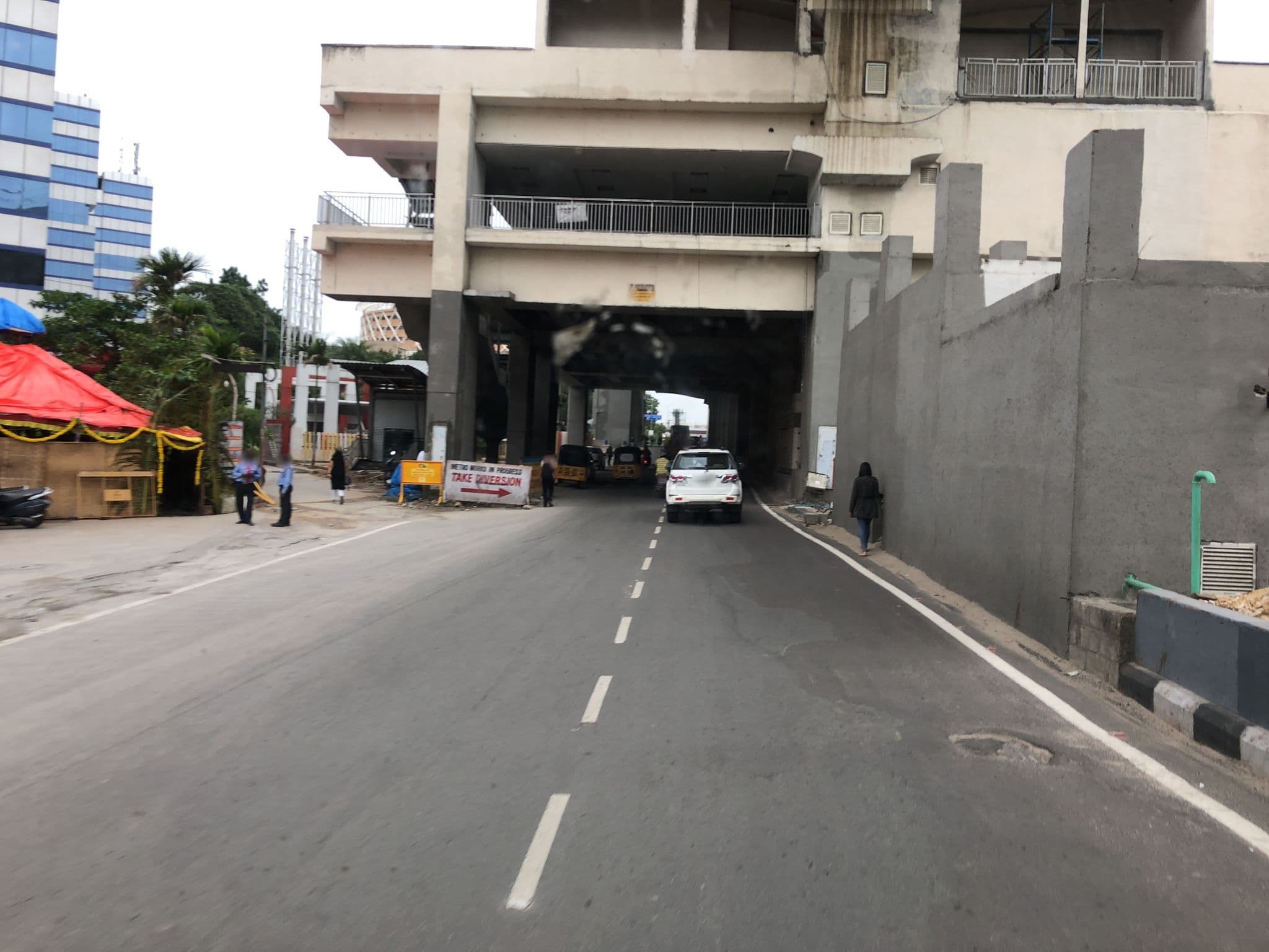Street view near Gottipati Military Hotel, Kukatpally — © mythri (CC BY-SA · Mapillary)