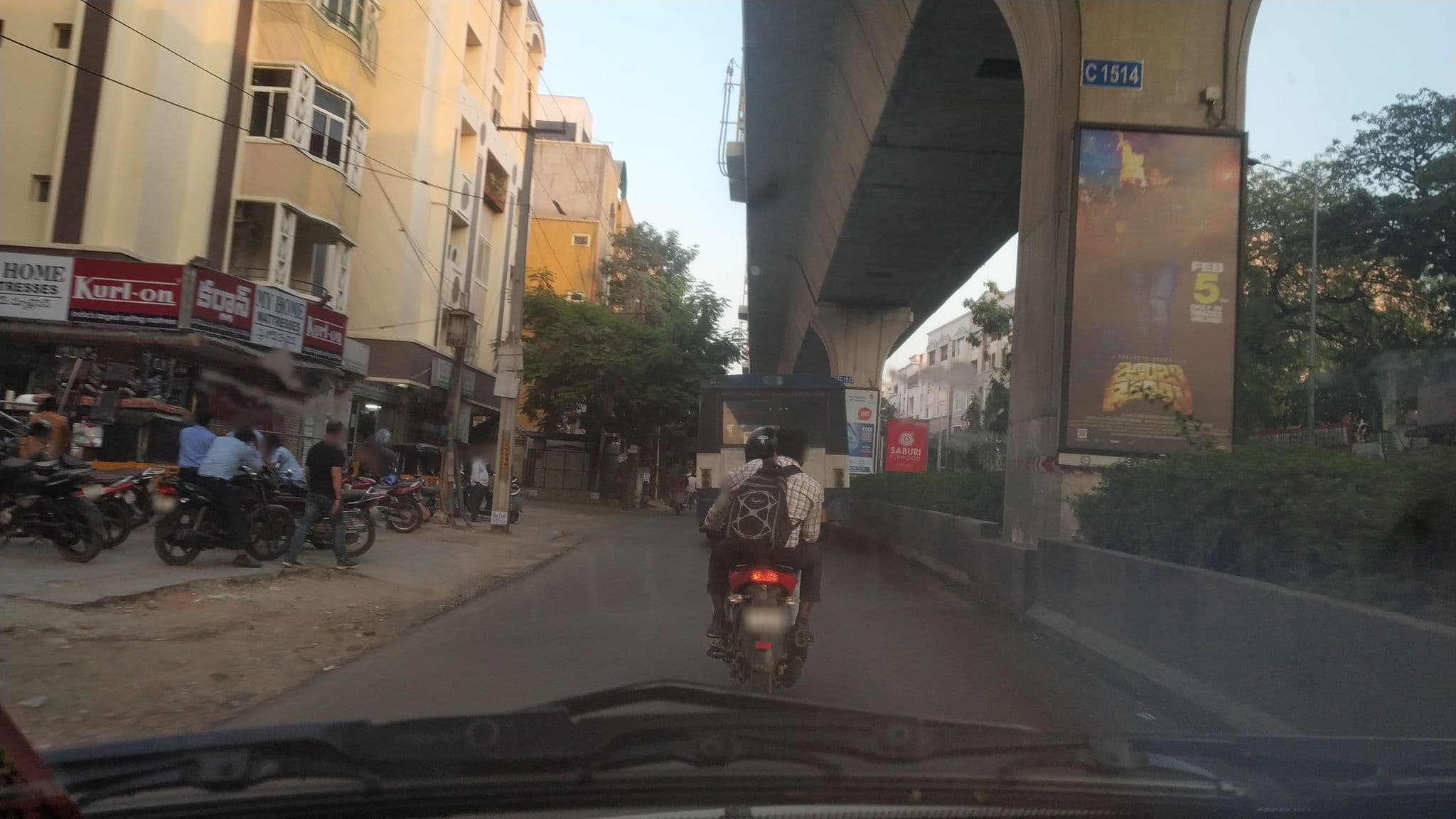 Street view near Hayat Hotel, Kukatpally — © hayaat (CC BY-SA · Mapillary)