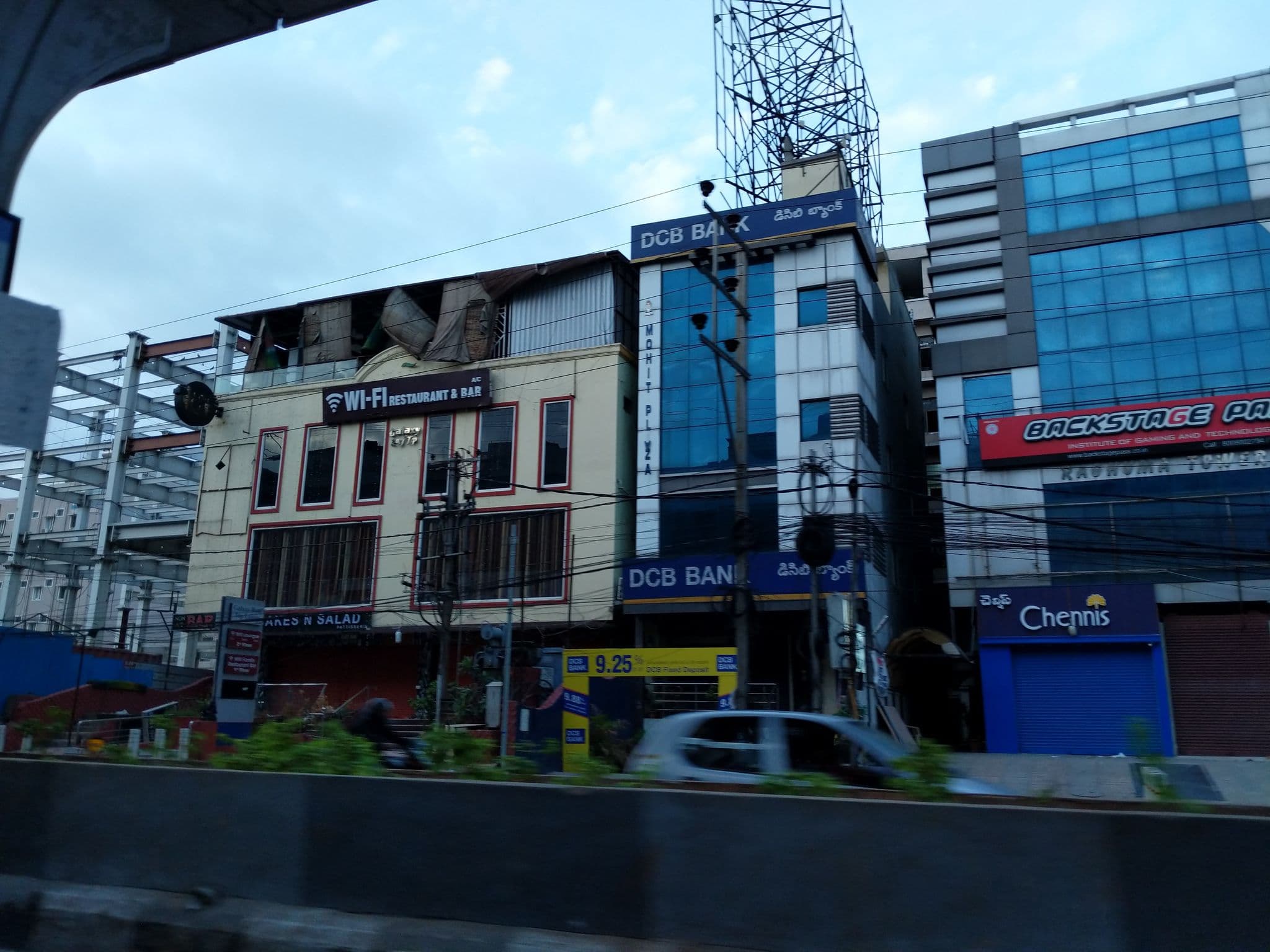 Street view near Supreme Deluxe Hotel, Kukatpally — © phanikumar (CC BY-SA · Mapillary)