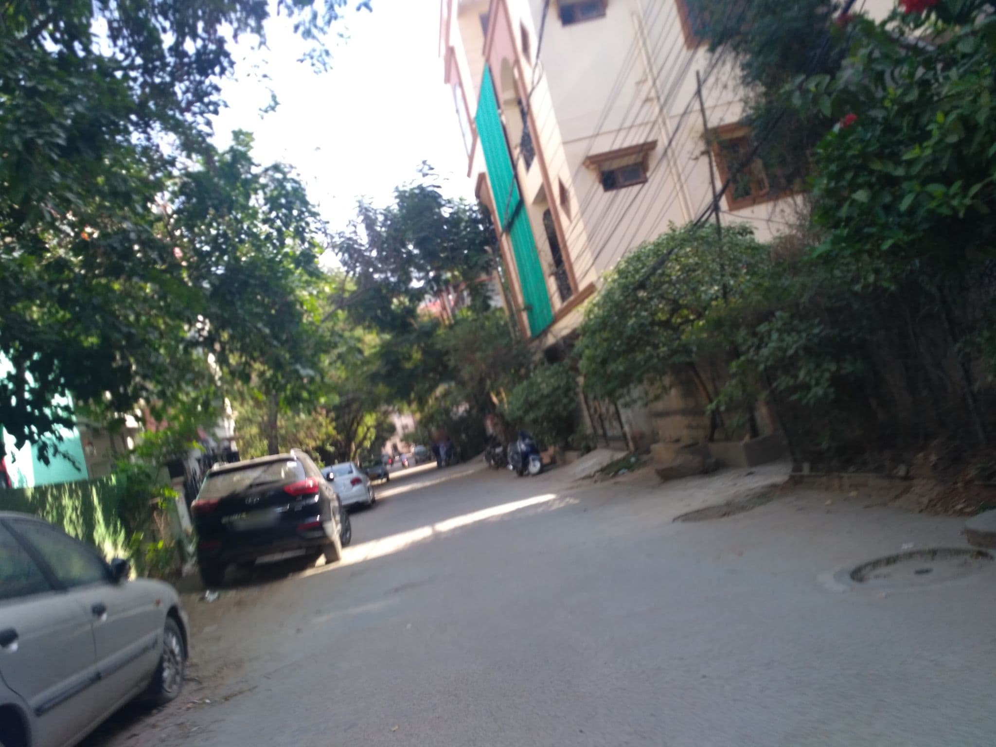 Street view near Hotel Nirmal Villa, Kukatpally — © chethan (CC BY-SA · Mapillary)