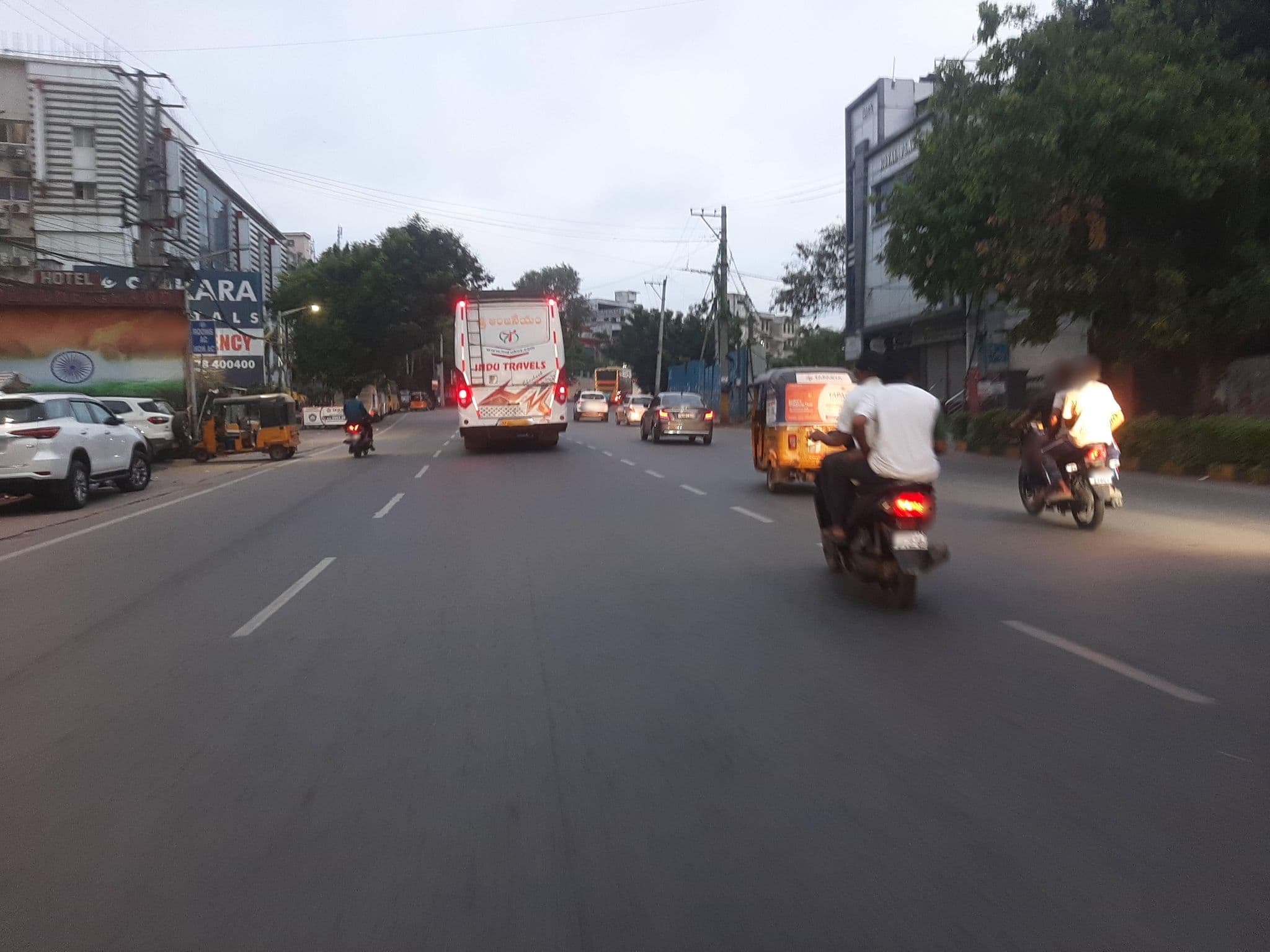 Street view near J J Lodging and Boarding, Hyderabad — © Mohammedazeem799 (CC BY-SA · Mapillary)