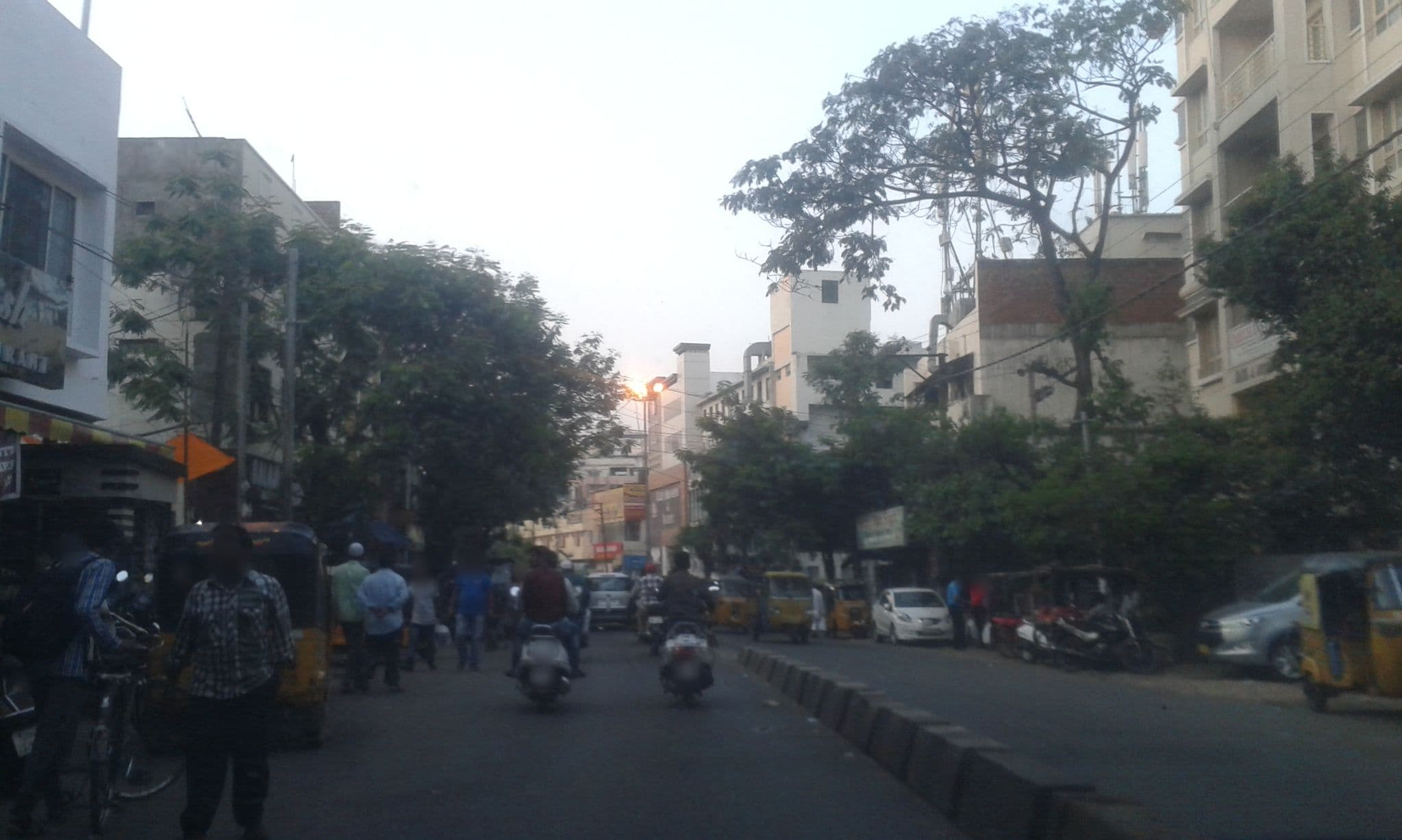 Street view near Rainbow International, Hyderabad — © yogi (CC BY-SA · Mapillary)