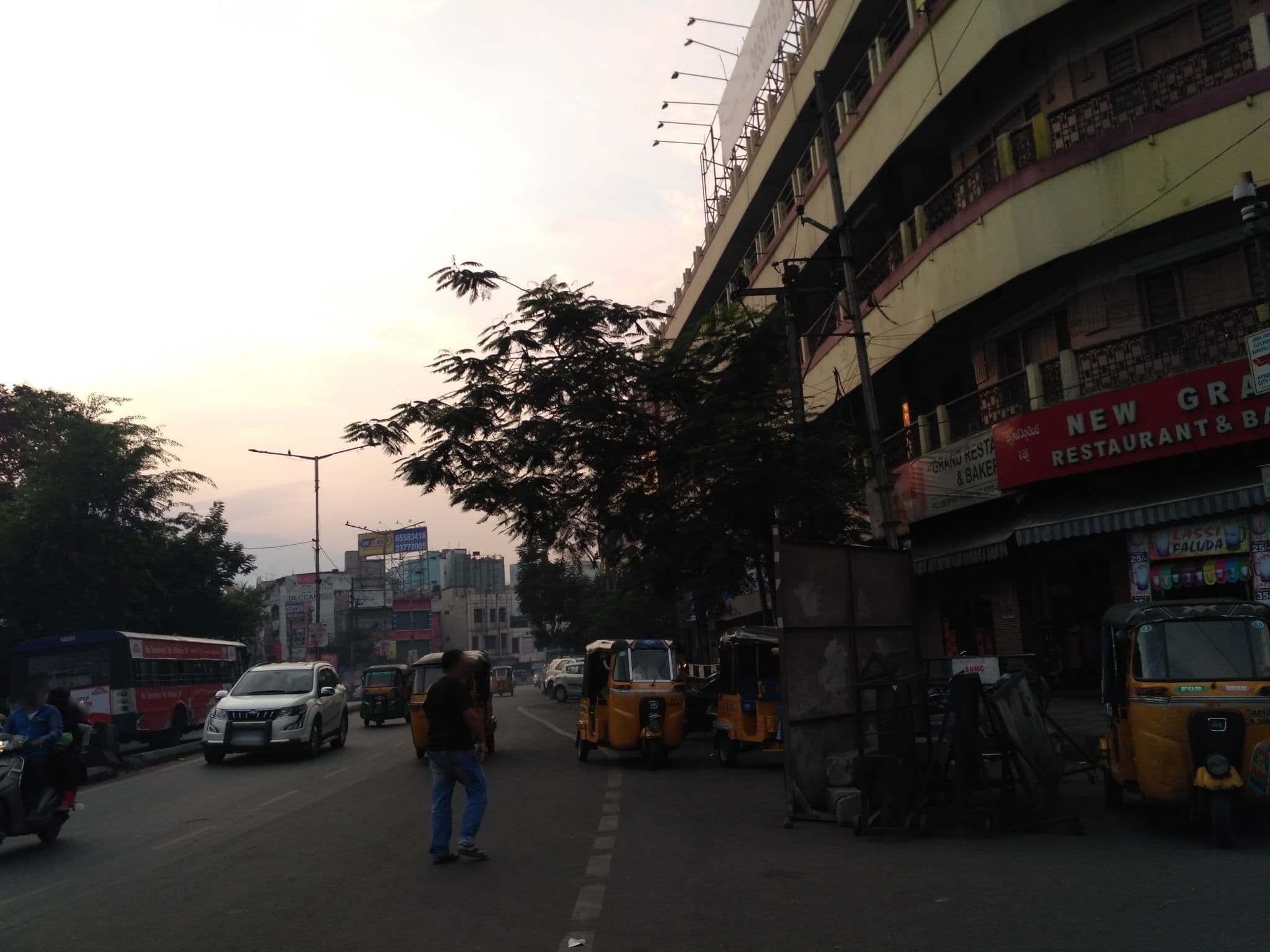Street view near Grand National Hotel, Hyderabad — © chethan (CC BY-SA · Mapillary)