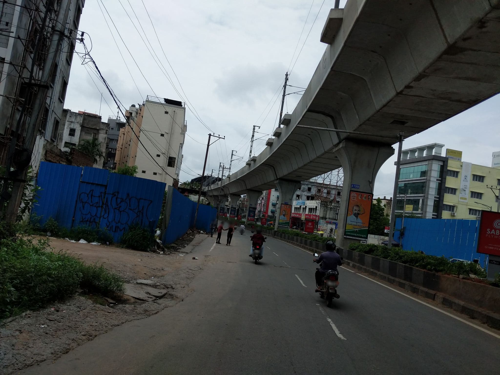 Street view near Hotel Mitra Grand, Hyderabad — © ruthikdhoni (CC BY-SA · Mapillary)