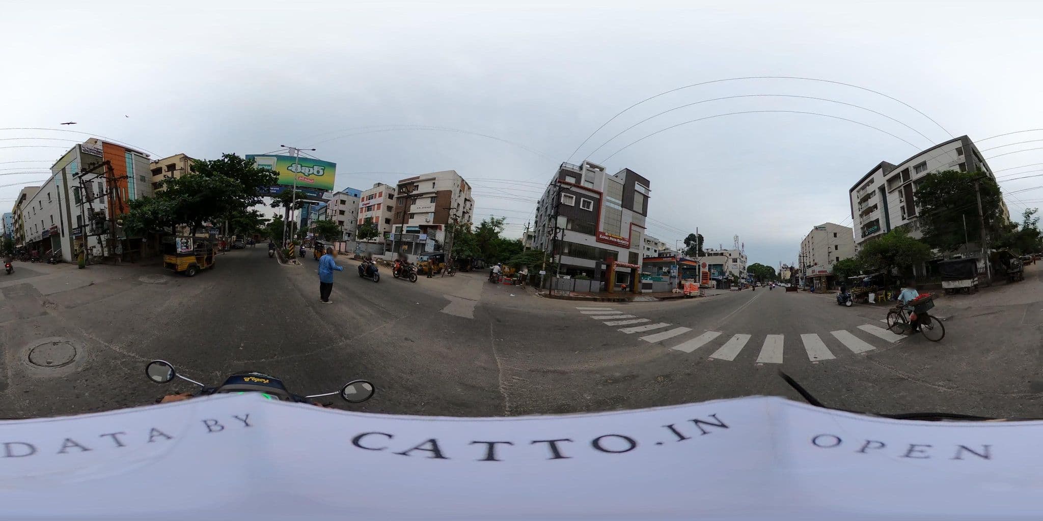 Street view near Siri Varshini Inn, Rasapūdipalem — © Catto (CC BY-SA · Mapillary)