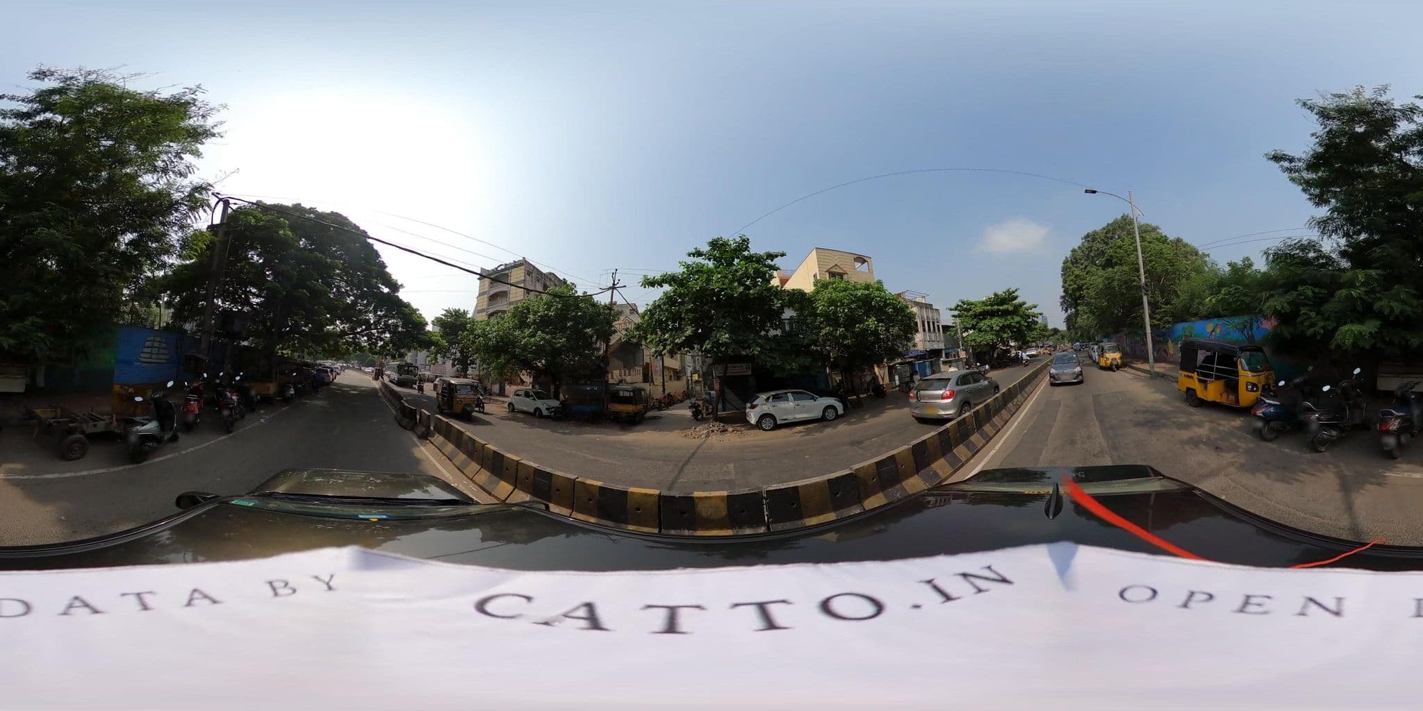 Street view near Kanakamahalakshmi Hotel, Rasapūdipalem — © Catto (CC BY-SA · Mapillary)