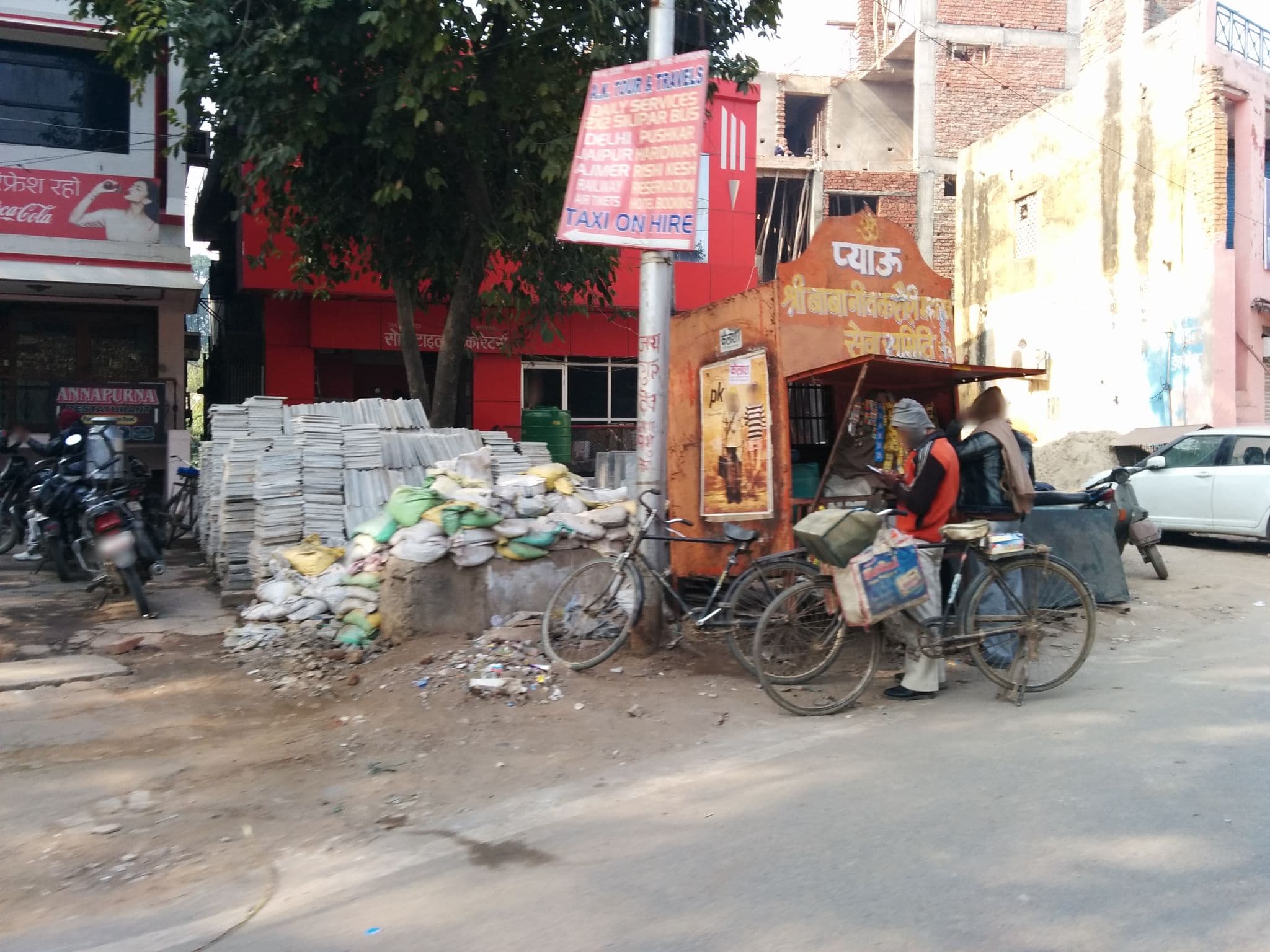 Street view near Hotel M House, Agra — © sashazykov (CC BY-SA · Mapillary)