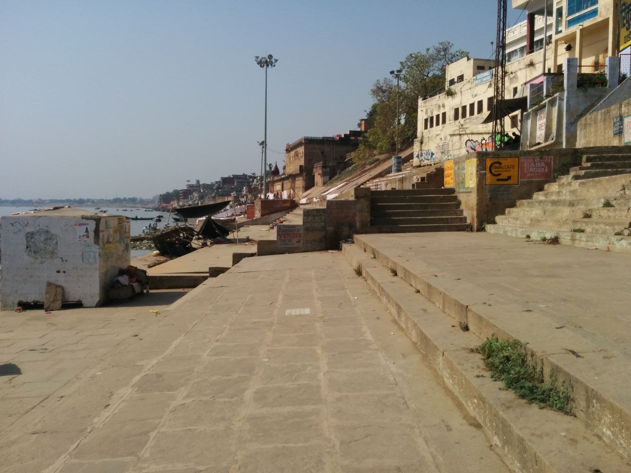 Street view near Hotel Sri Omkar Palace, Varanasi — © sashazykov (CC BY-SA · Mapillary)