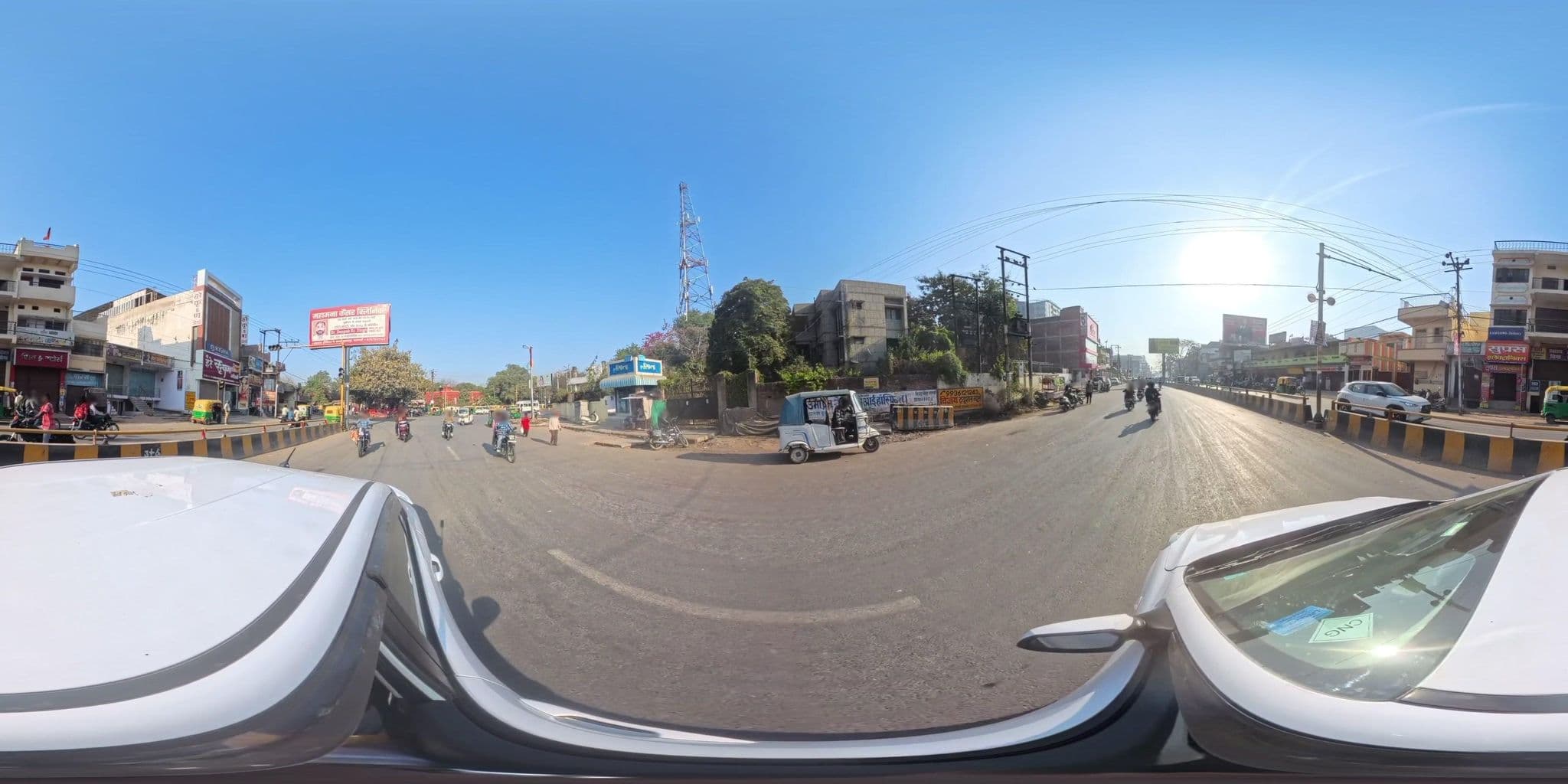 Street view near Oyo 3996 Hkj Residency, Varanasi — © skysign (CC BY-SA · Mapillary)