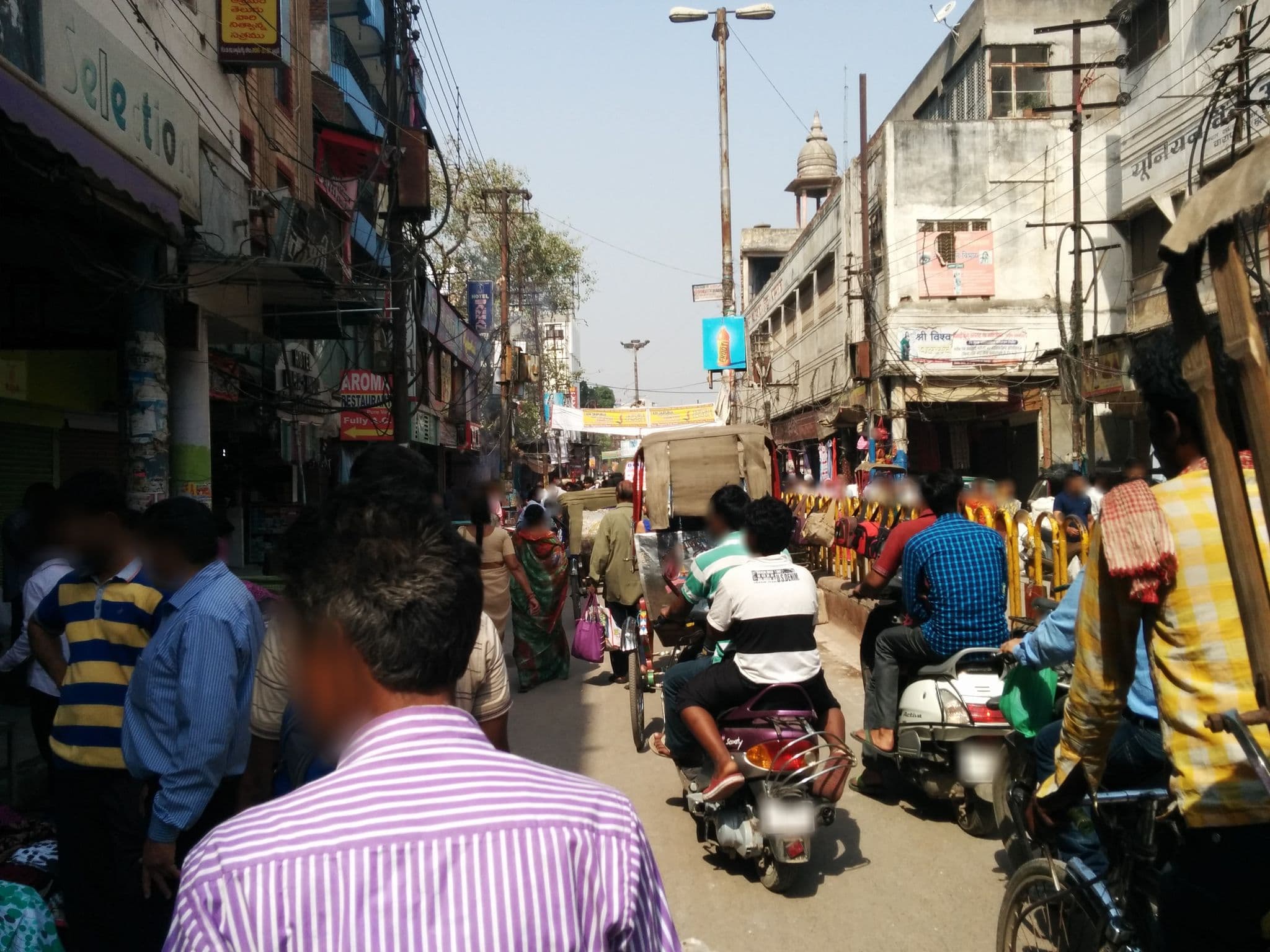 Street view near Swastik Guest House, Varanasi — © sashazykov (CC BY-SA · Mapillary)