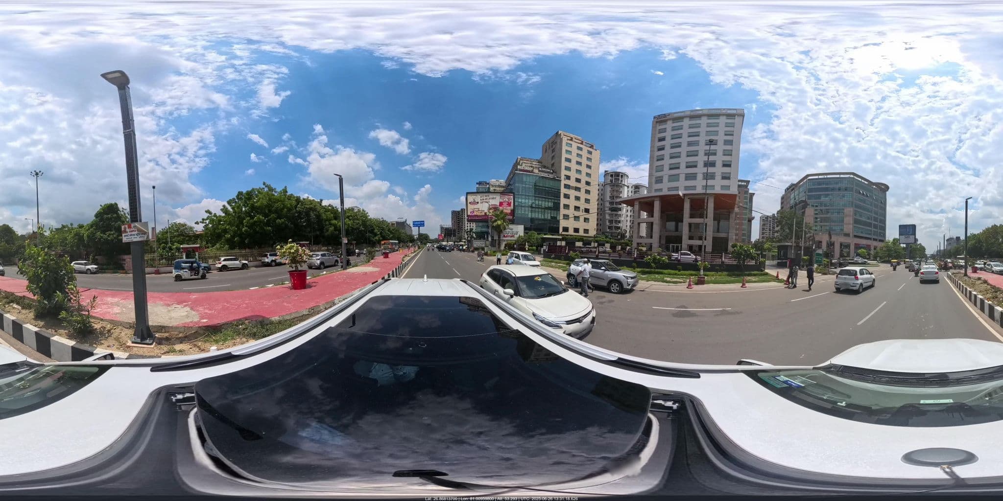Street view near Fairfield by Marriott Lucknow, Lucknow — © RAVIYADAV (CC BY-SA · Mapillary)