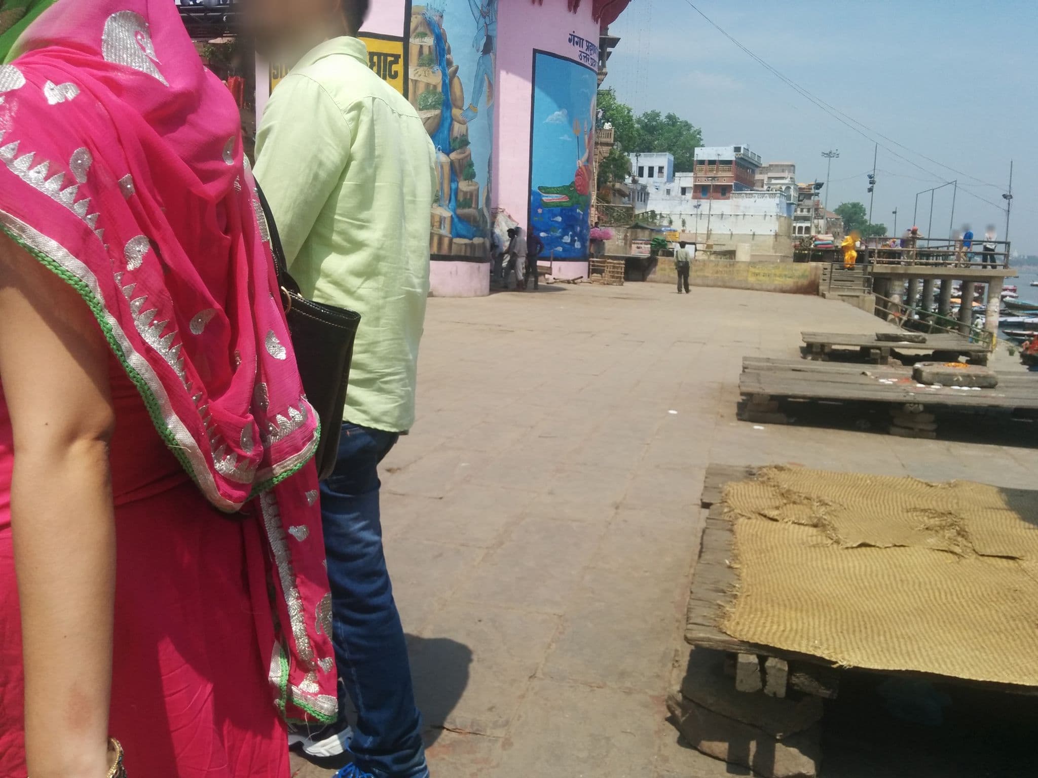 Street view near Ma Vishalakshi Paying Guest House, Varanasi — © sashazykov (CC BY-SA · Mapillary)