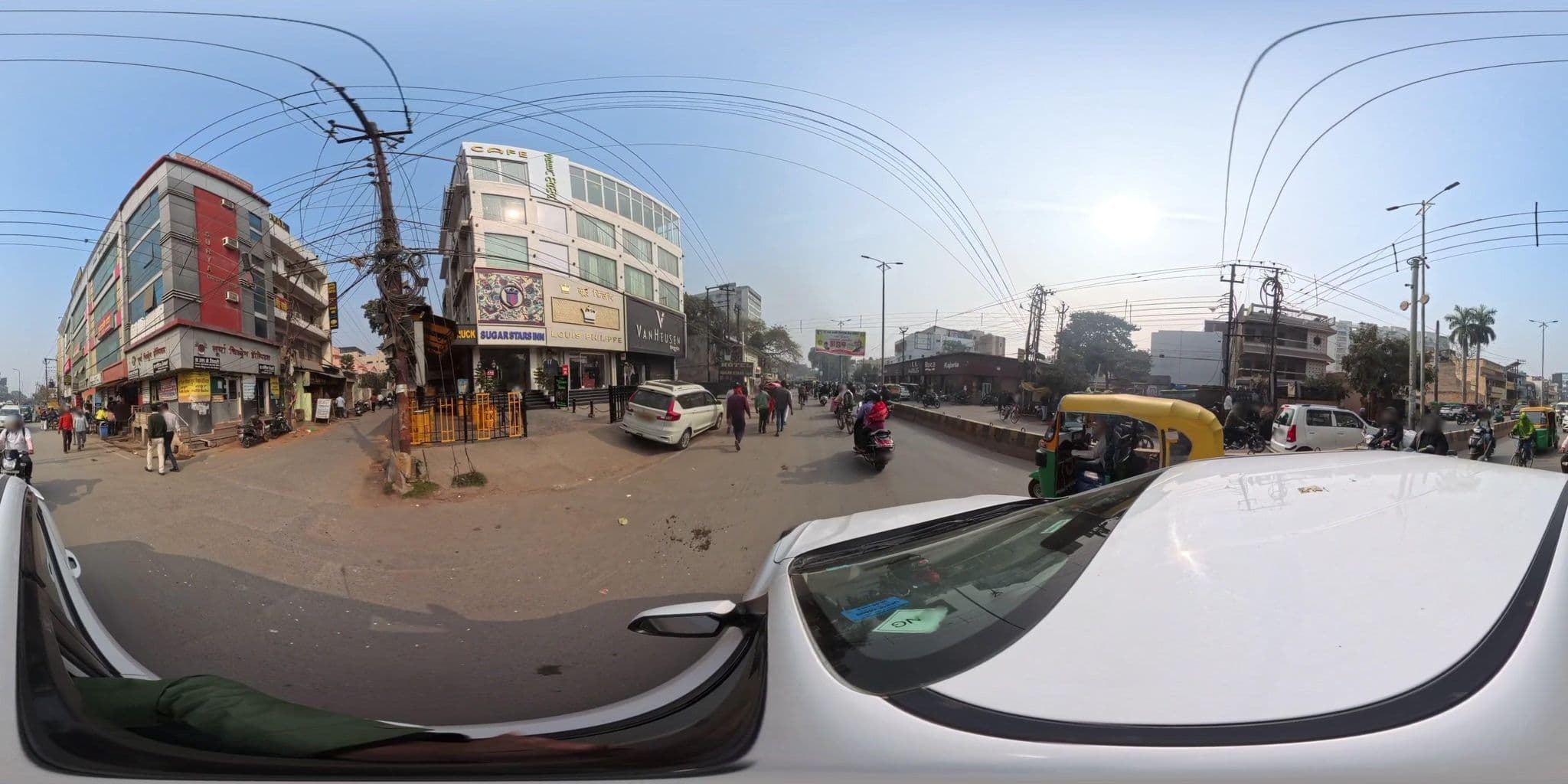 Street view near Royal Guest House, Varanasi — © skysign (CC BY-SA · Mapillary)