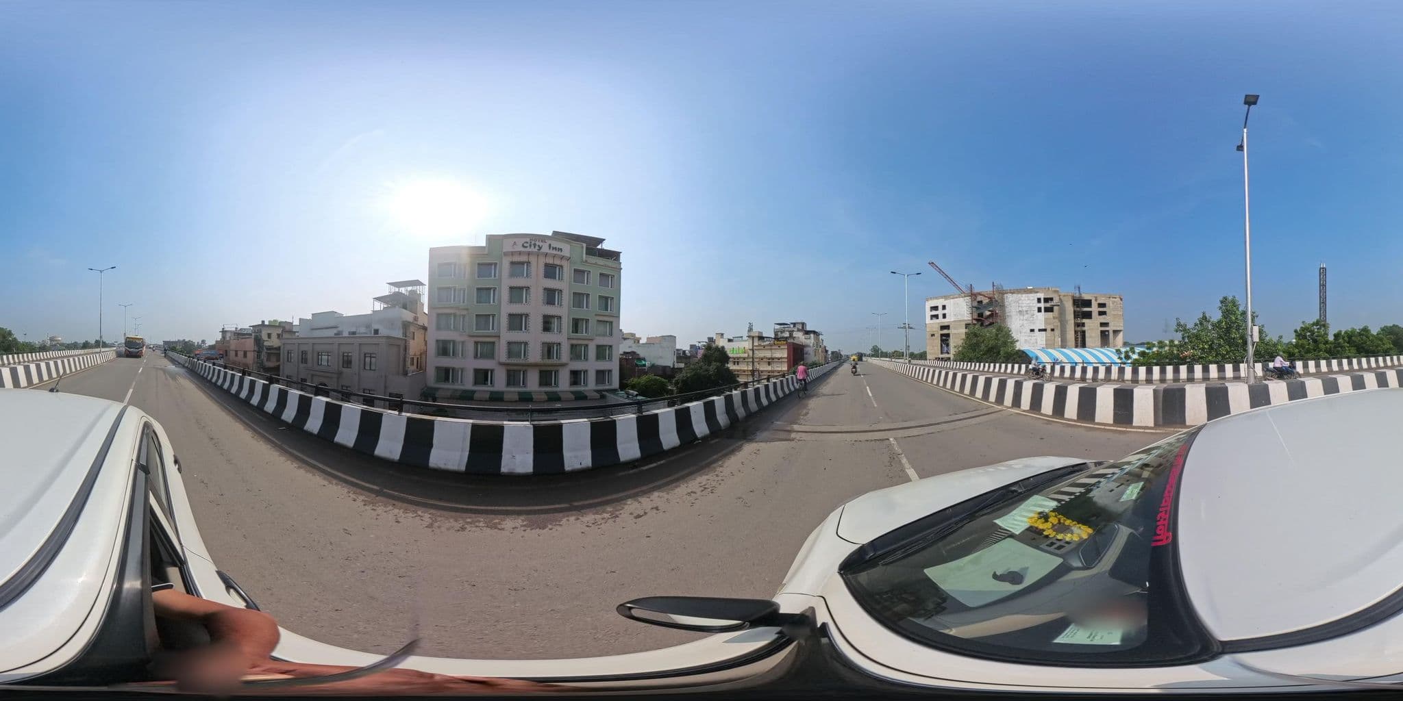 Street view near Hotel Kashi Inn, Varanasi — © skysign (CC BY-SA · Mapillary)