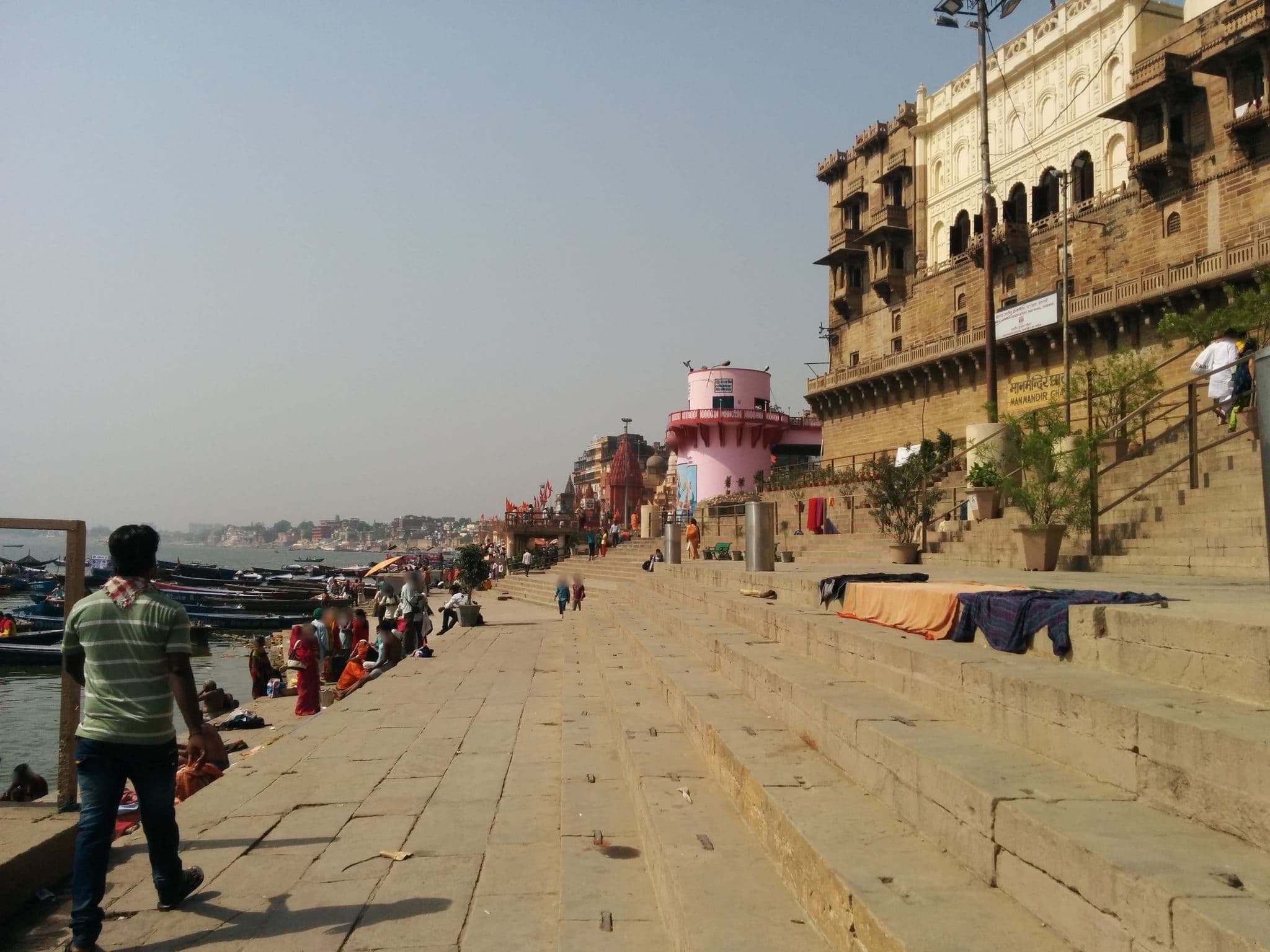 Street view near Palace On River, Varanasi — © sashazykov (CC BY-SA · Mapillary)