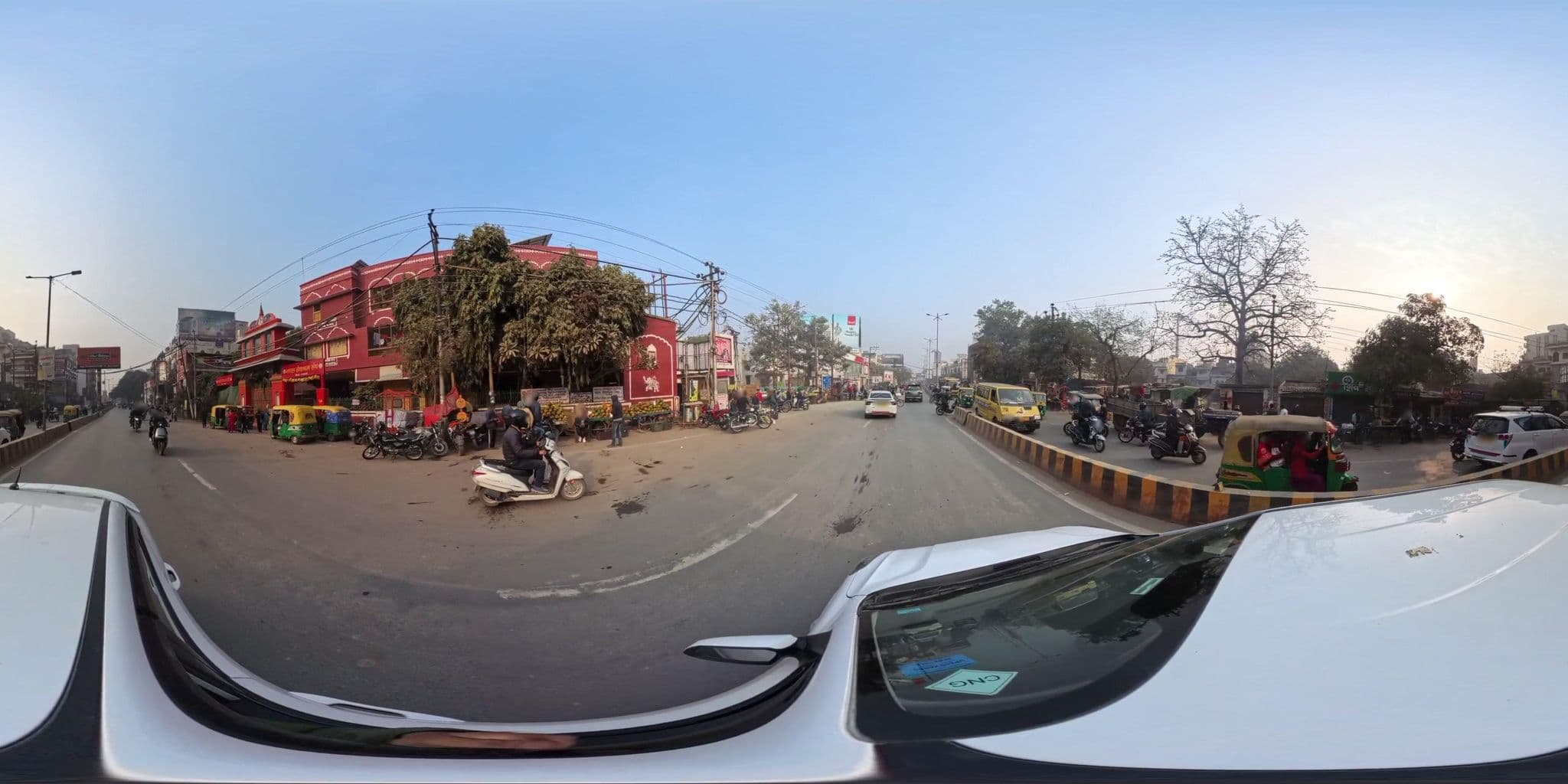 Street view near Hotel Padmini International, Varanasi — © skysign (CC BY-SA · Mapillary)