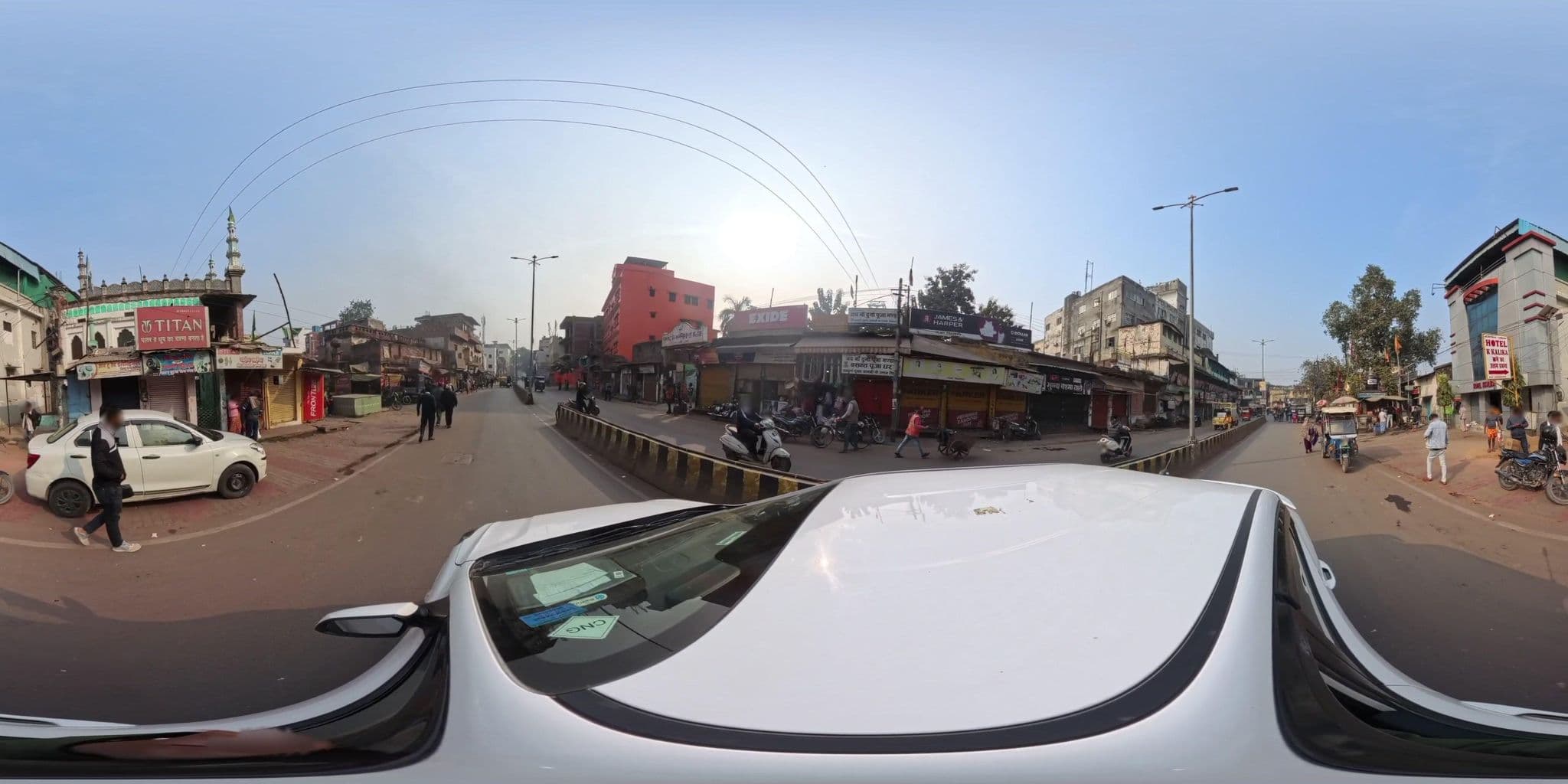 Street view near Hotel Kalika, Varanasi — © skysign (CC BY-SA · Mapillary)