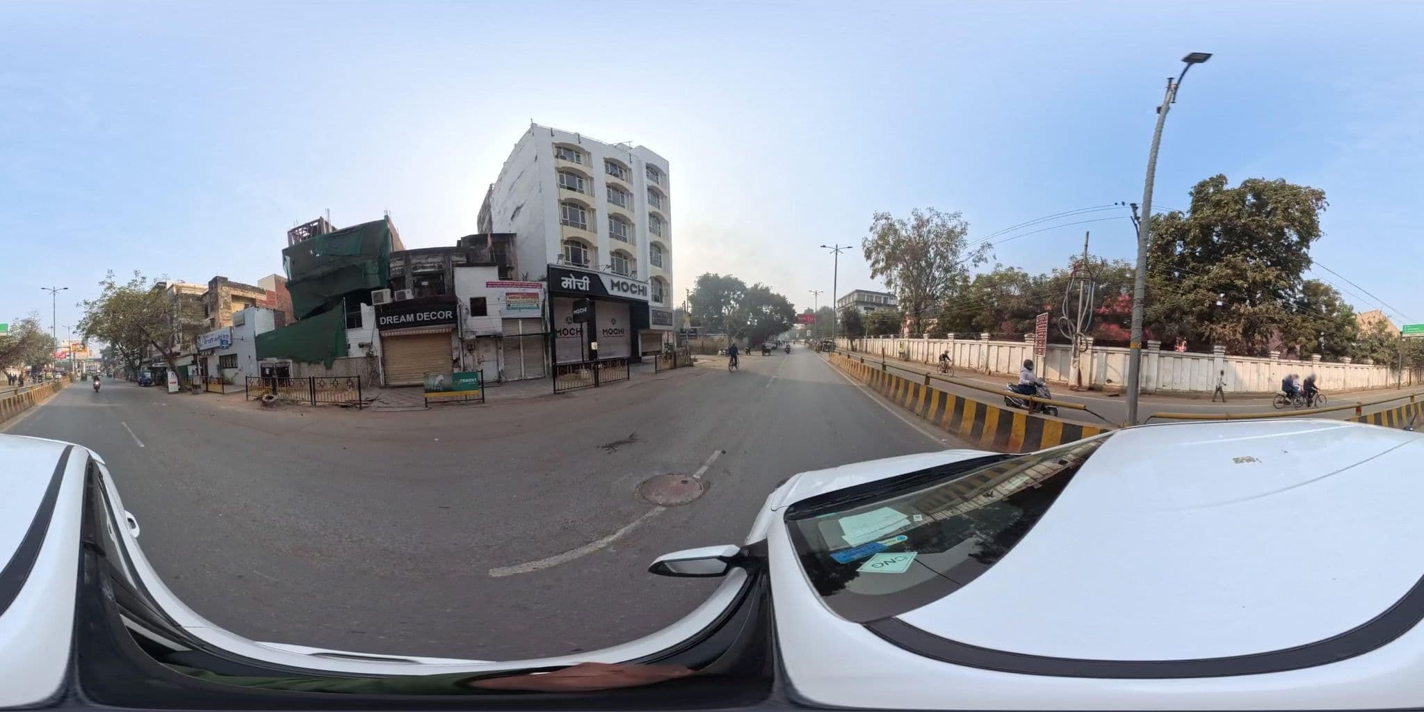 Street view near Hotel Punchsheel, Varanasi — © skysign (CC BY-SA · Mapillary)
