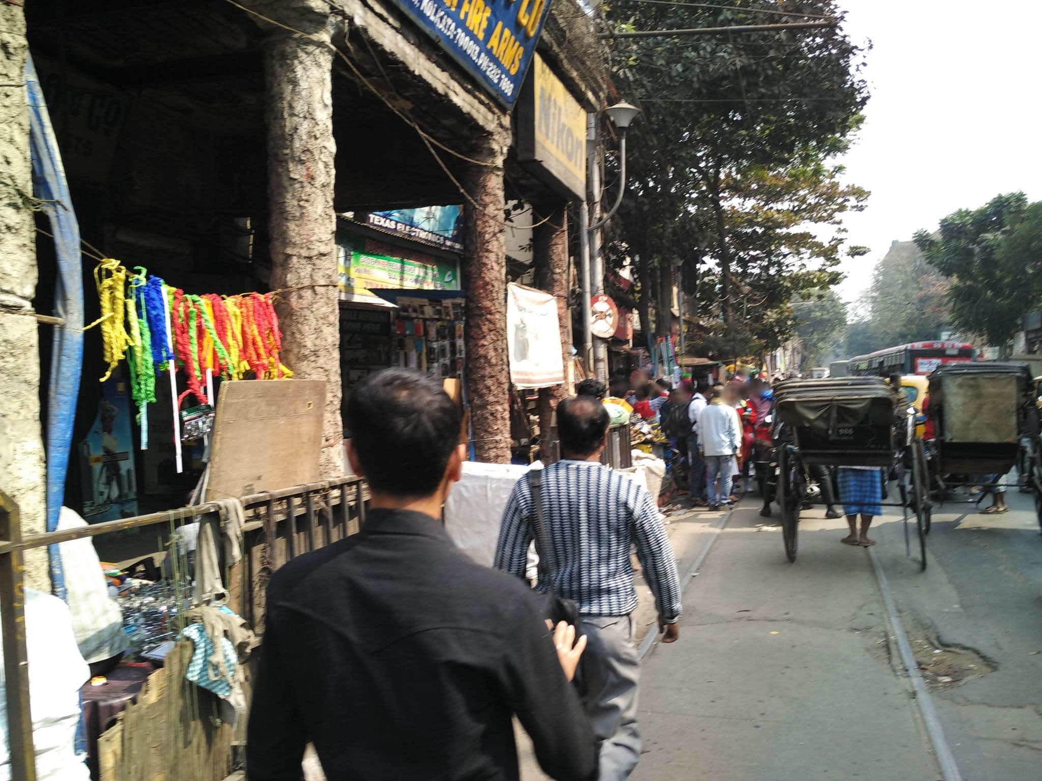 Street view near Maharani Hotel, Bara Bazar — © me_biswajit (CC BY-SA · Mapillary)