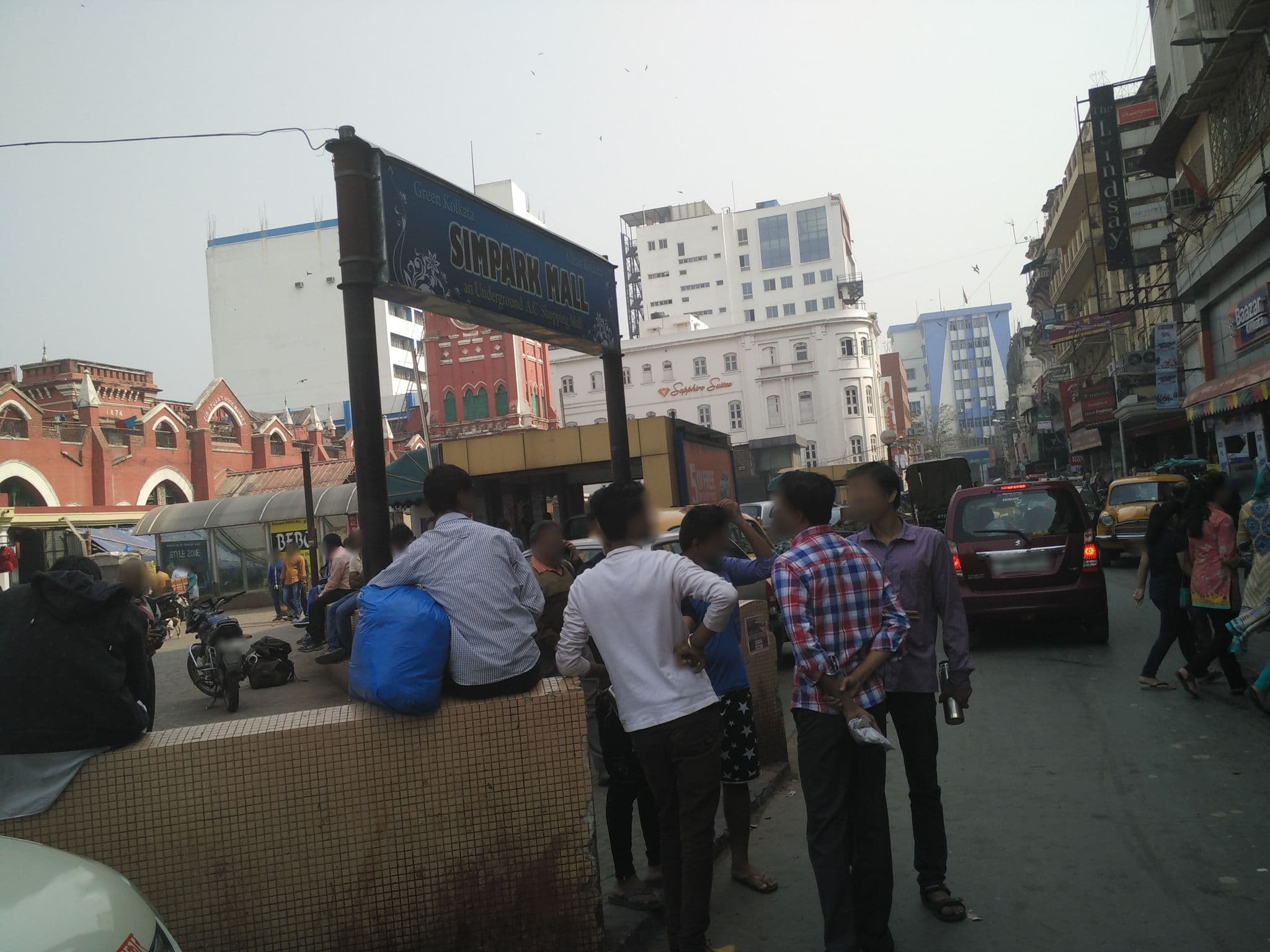 Street view near Hotel Lindsay, Bara Bazar — © me_biswajit (CC BY-SA · Mapillary)