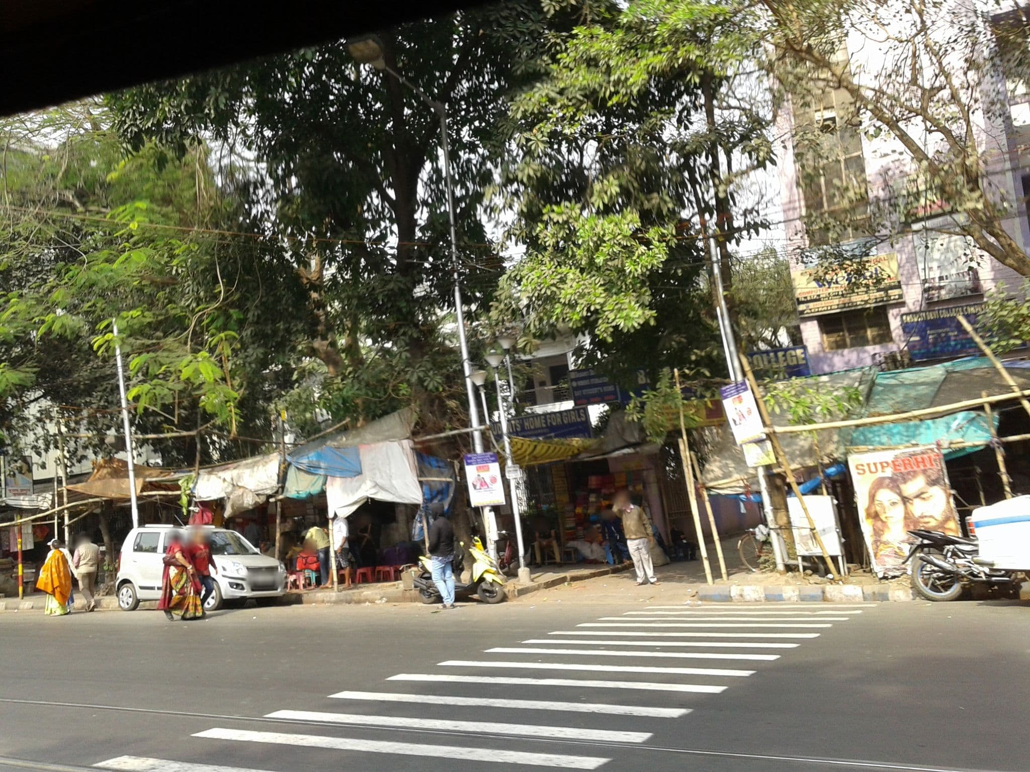 Street view near Day Students Home for Girls, Kolkata — © ashmita (CC BY-SA · Mapillary)