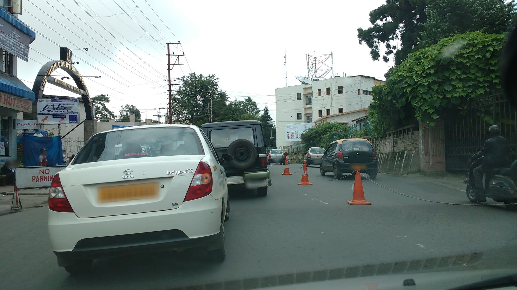 Street view near Micasa Hotel, Shillong — © srividya (CC BY-SA · Mapillary)