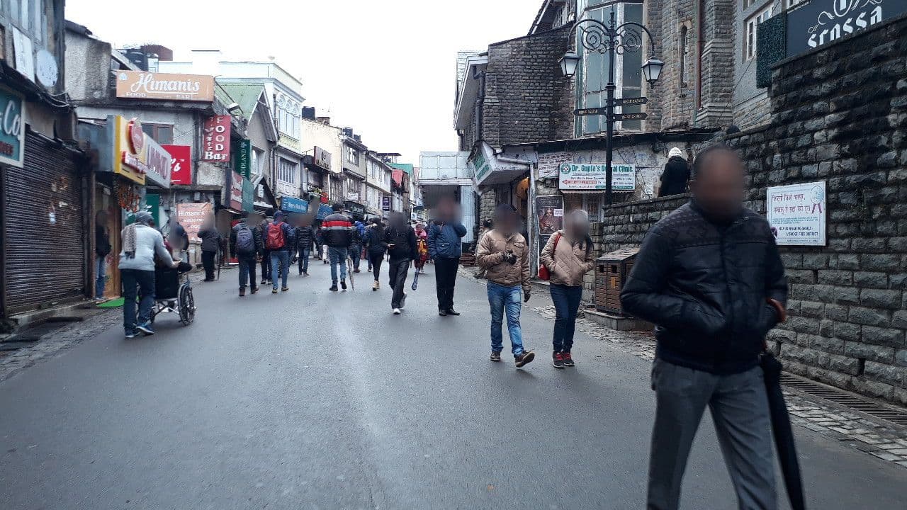 Street view near Hotel Rahat Regency, Shimla — © maiti21 (CC BY-SA · Mapillary)
