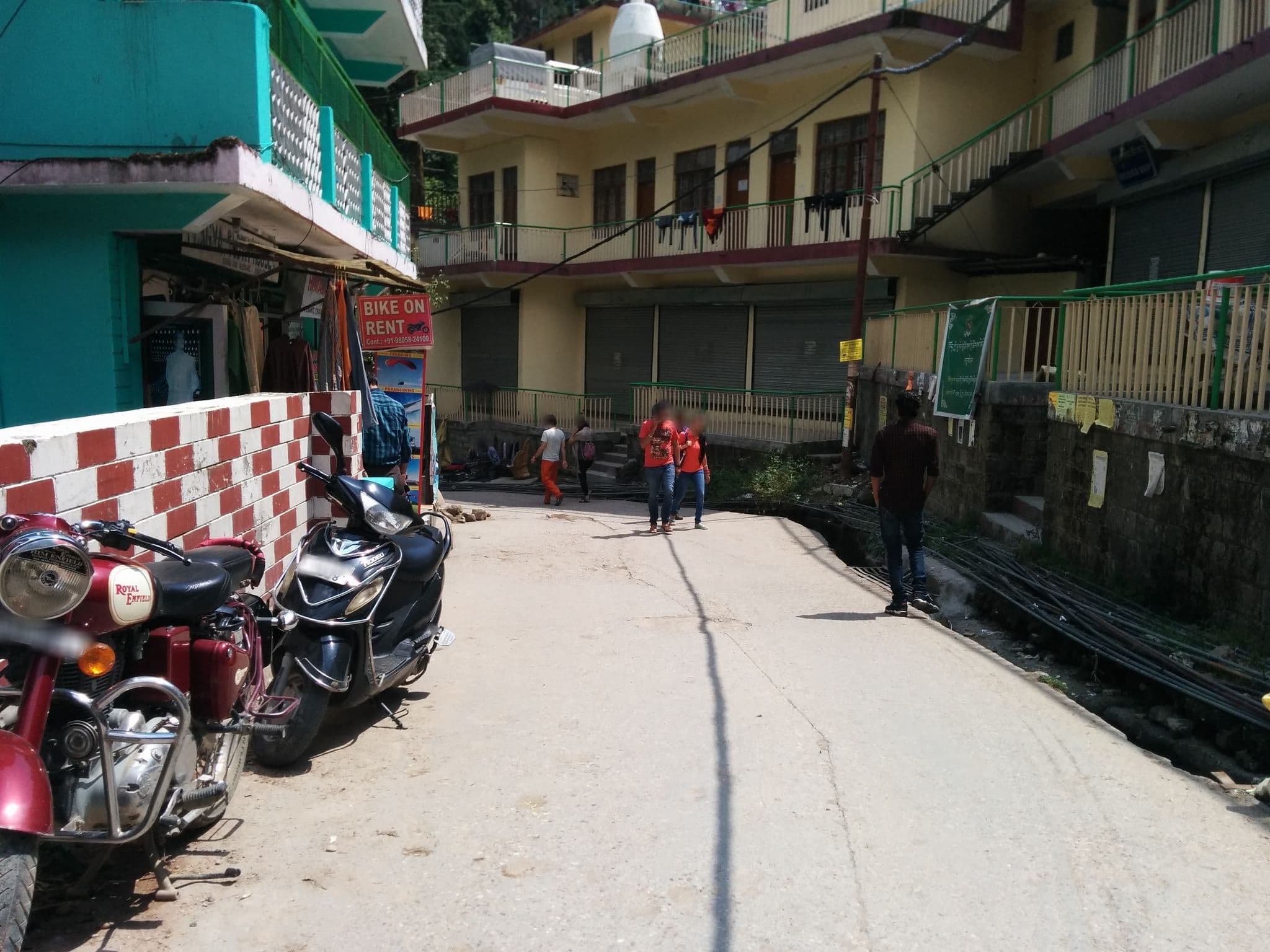Street view near Ladies Venture Hotel, Dharamsala — © sashazykov (CC BY-SA · Mapillary)