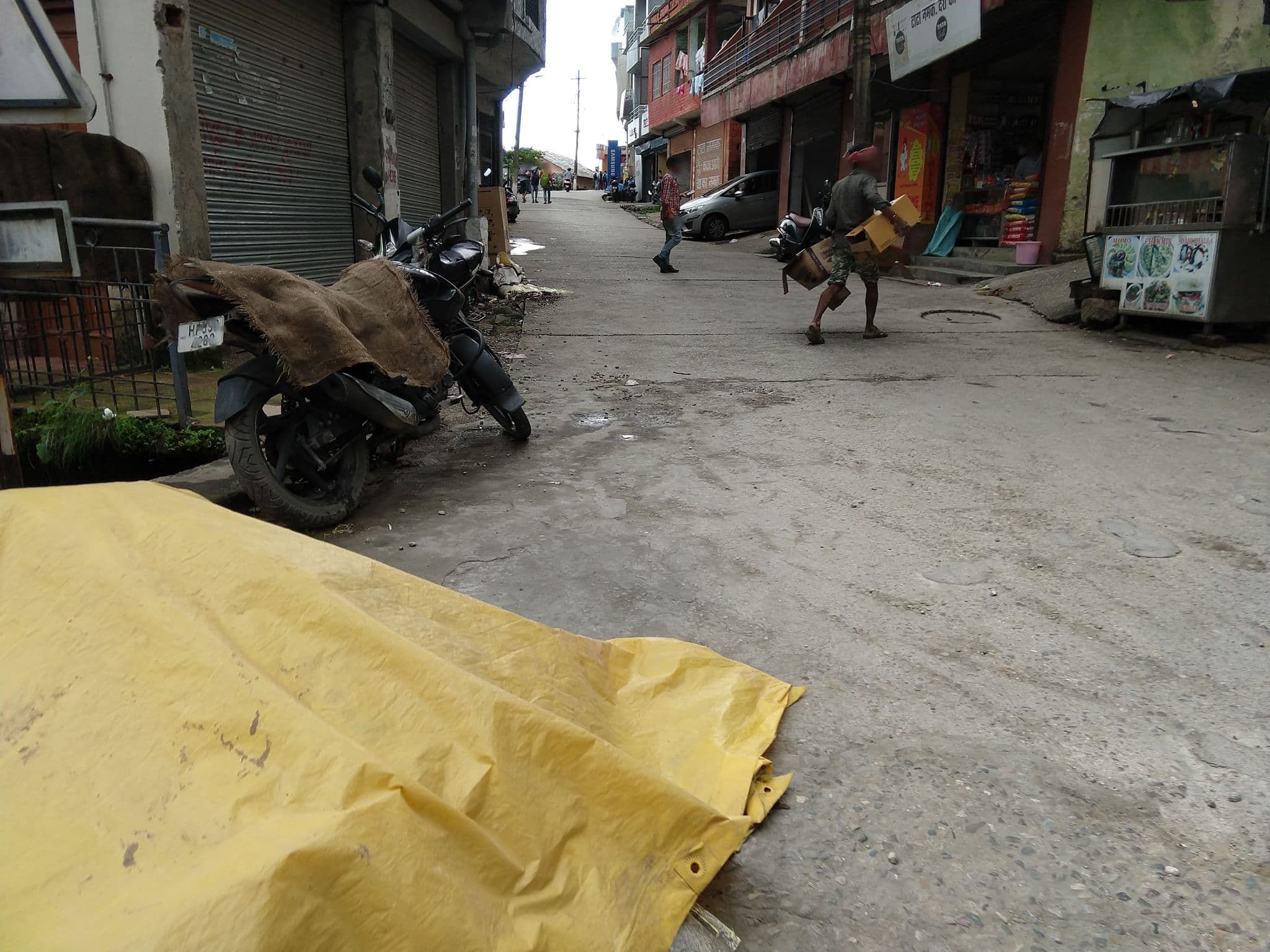 Street view near Hotel Krishna and Restaurant, Dharamsala — © bholekibhasam (CC BY-SA · Mapillary)