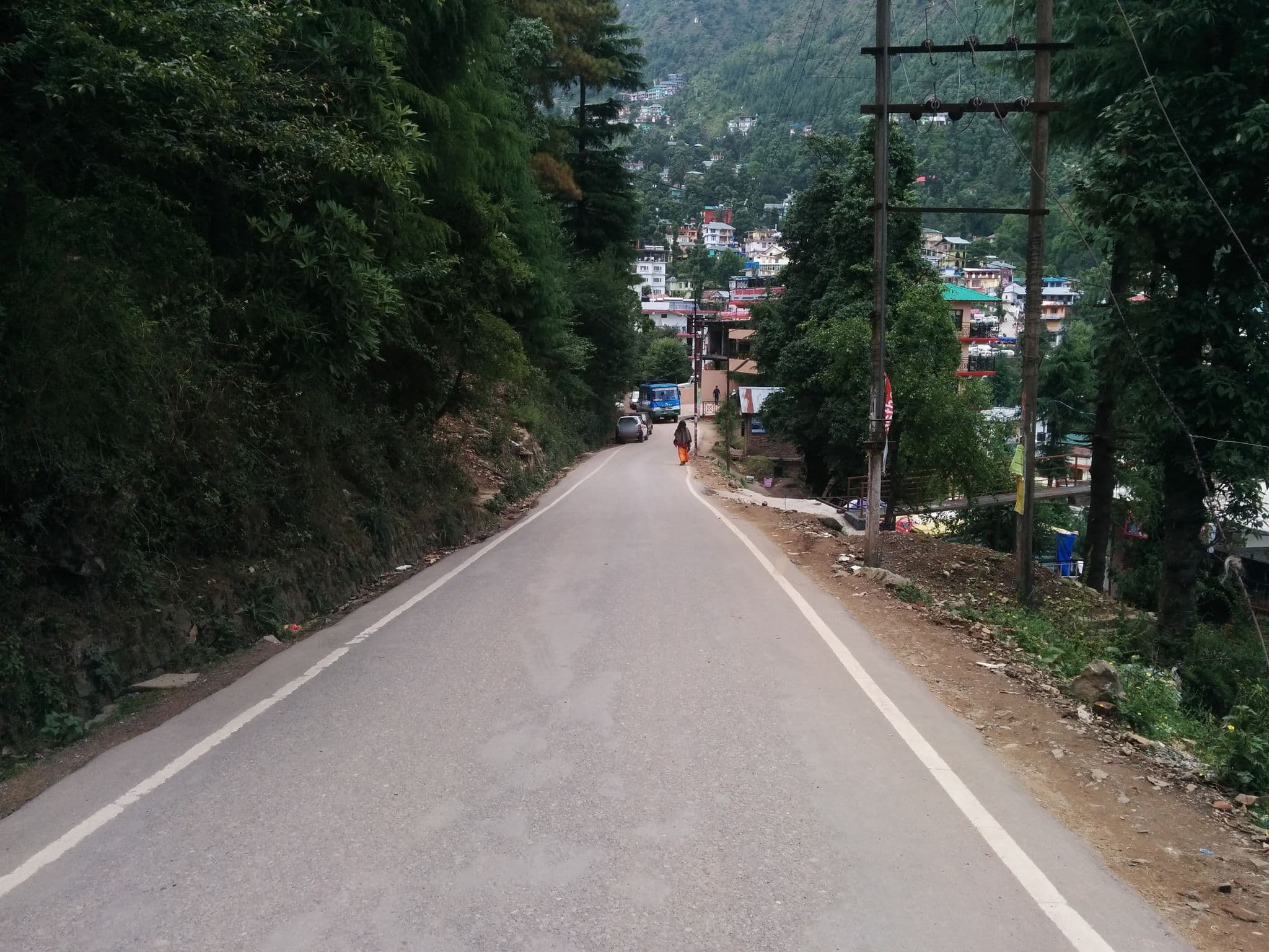 Street view near Hotel Akashdeep, Dharamsala — © sashazykov (CC BY-SA · Mapillary)