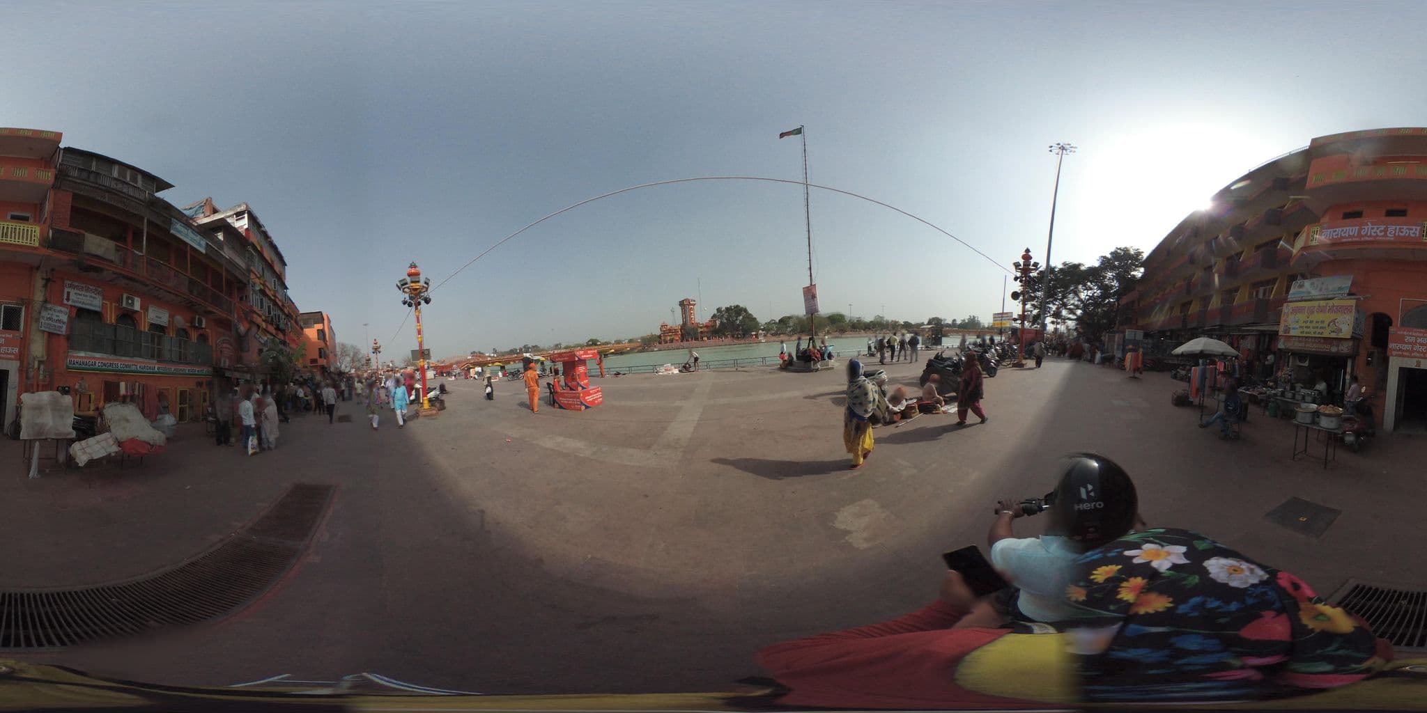 Street view near Hotel Teerth, Haridwar — © prasad23427 (CC BY-SA · Mapillary)