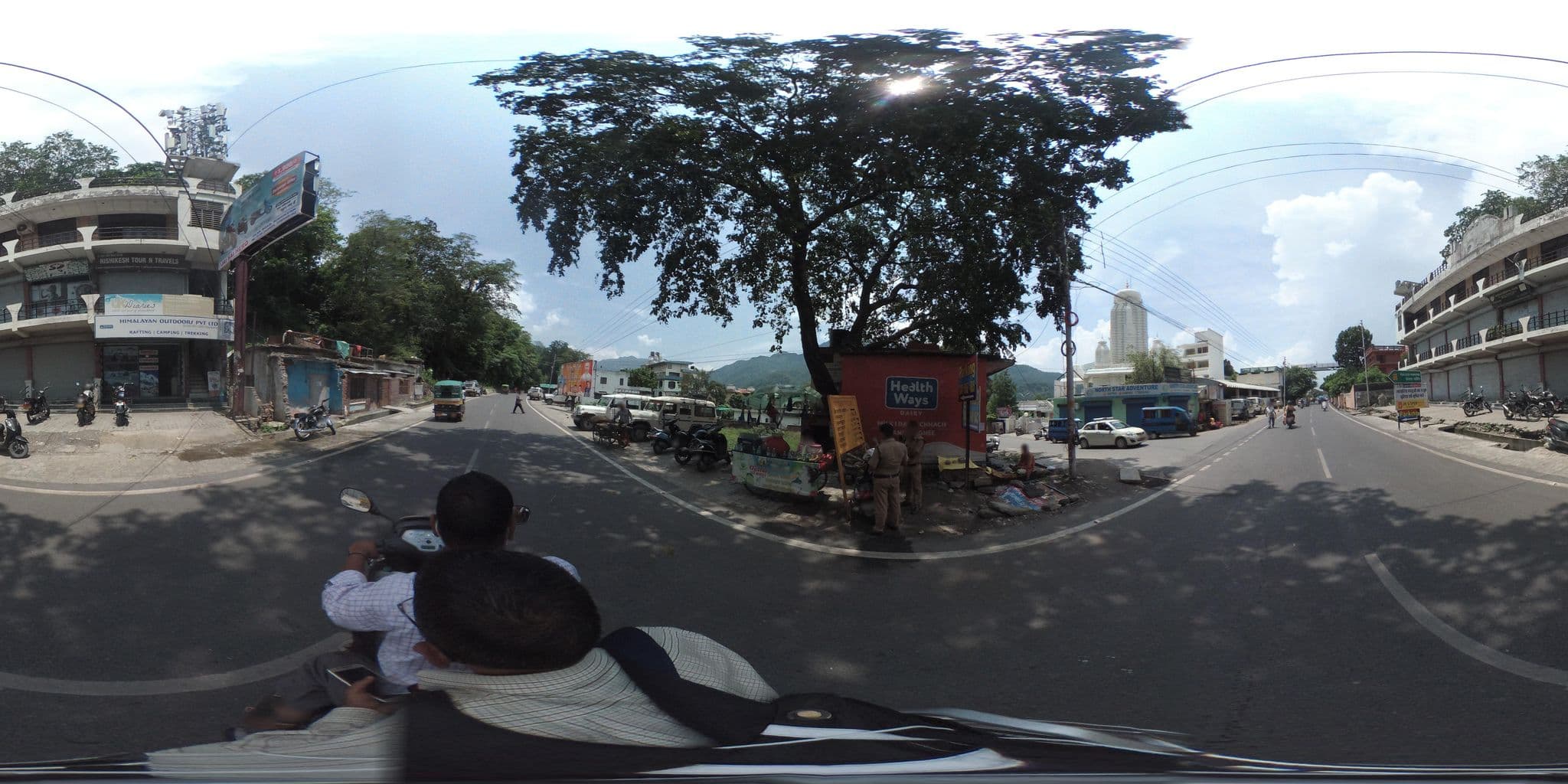 Street view near Himalayan Outdoors Pvt. Ltd., Rishīkesh — © prasad23427 (CC BY-SA · Mapillary)
