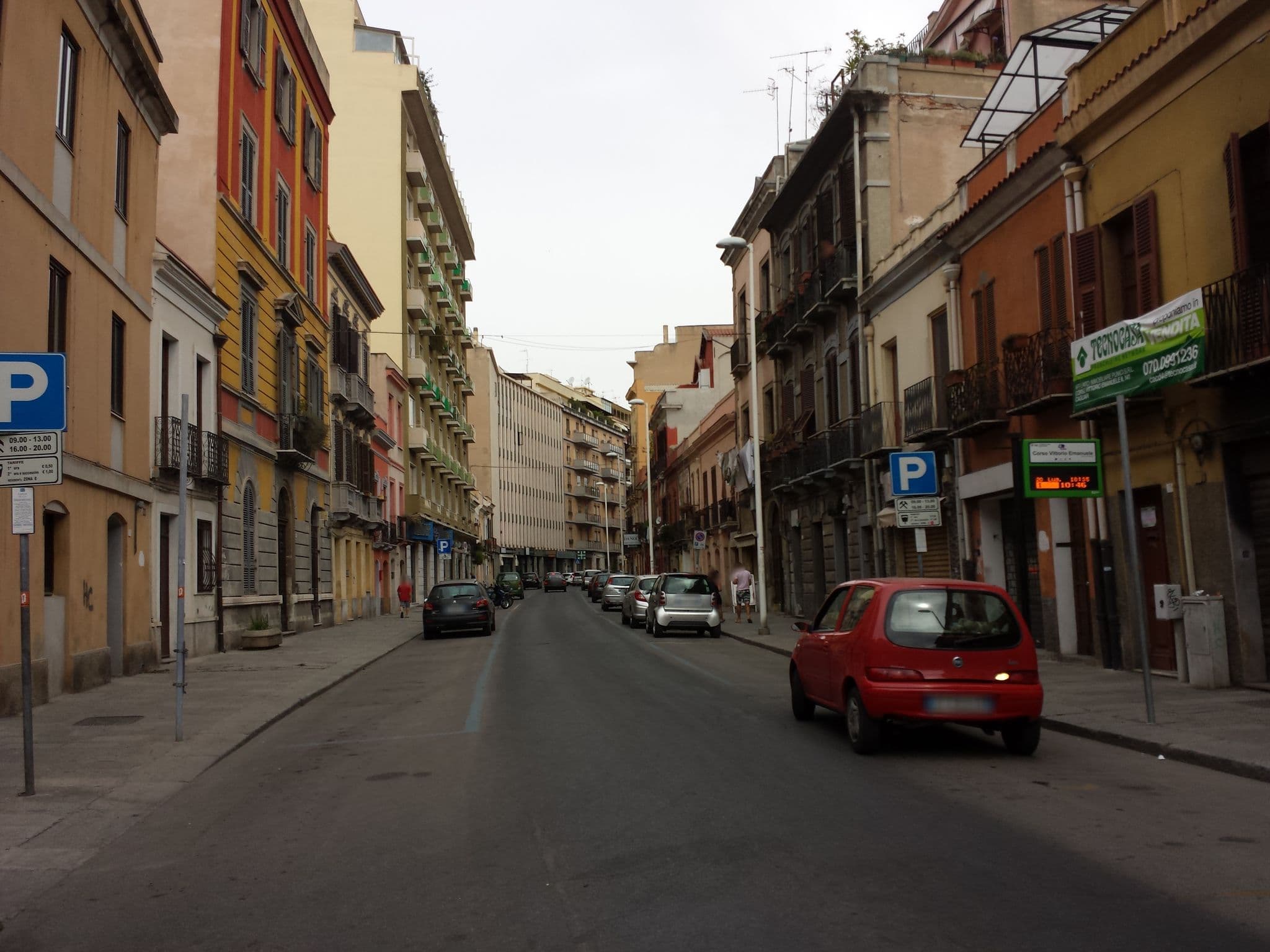 Street view near Al Corso, Cagliari — © franmu (CC BY-SA · Mapillary)